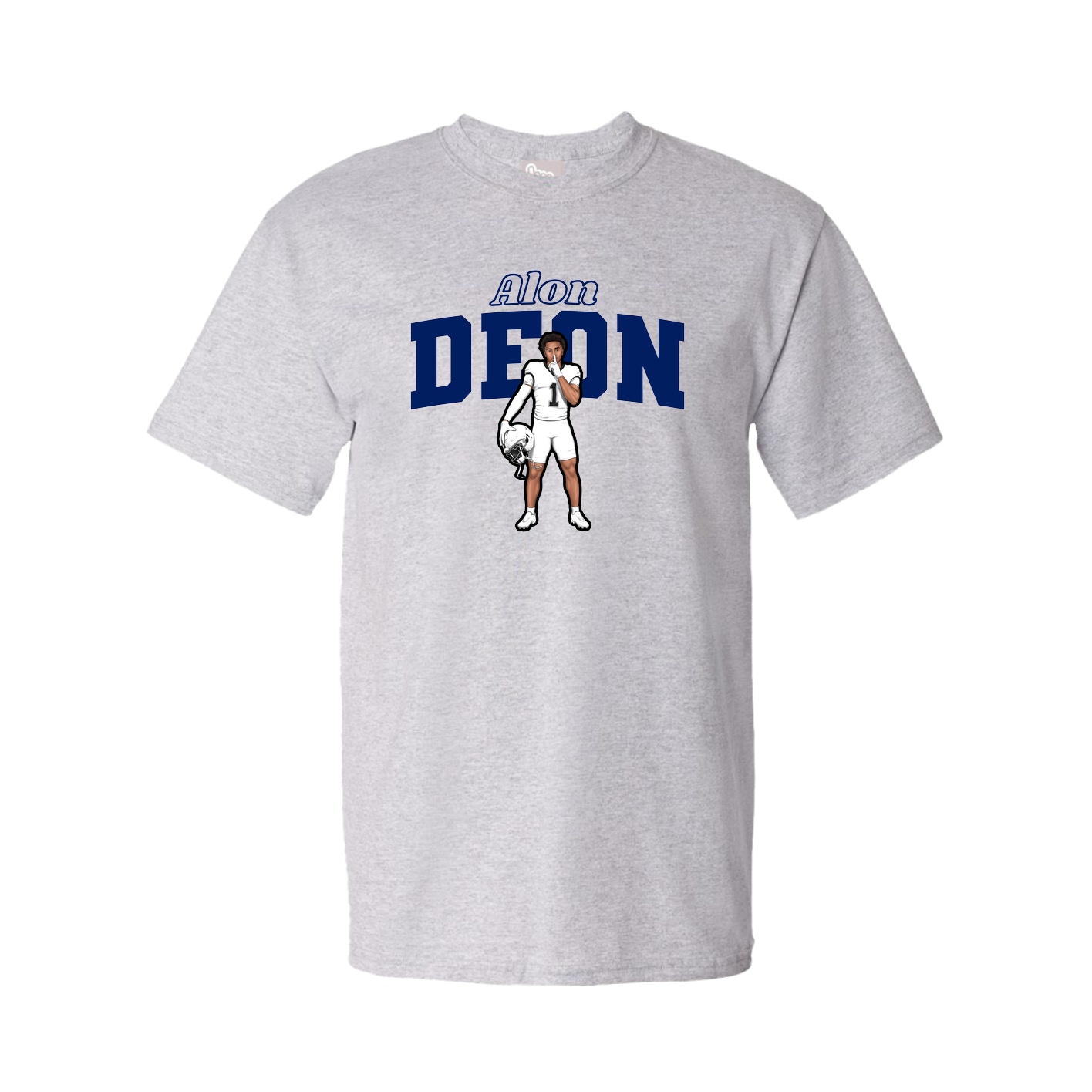 Youth Tee — Name Arch in Grey