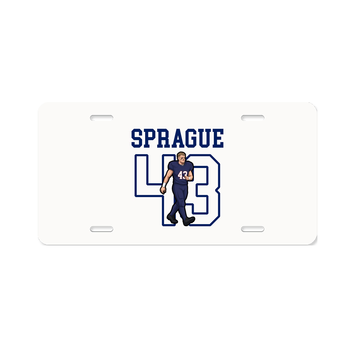 License Plate — Shirsey in Classic