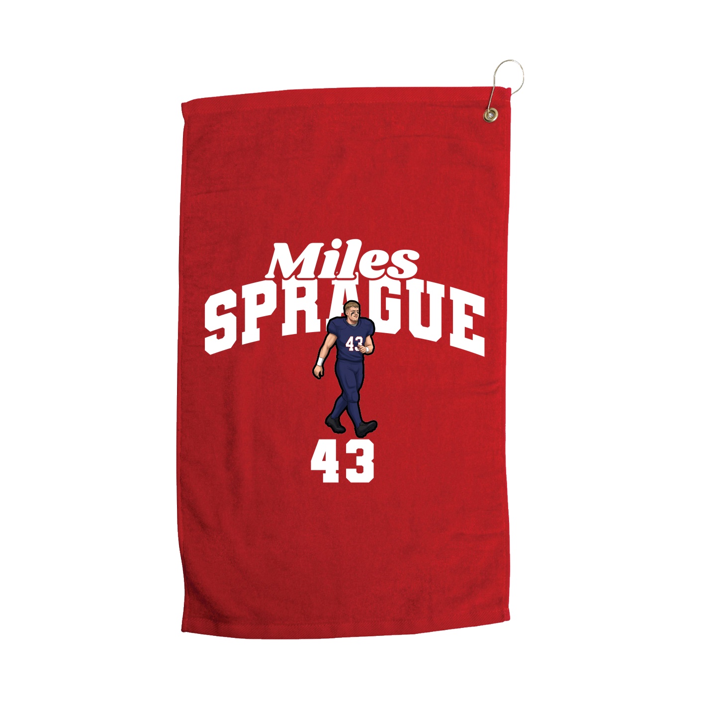 Golf Towel — Signature Arch in Red