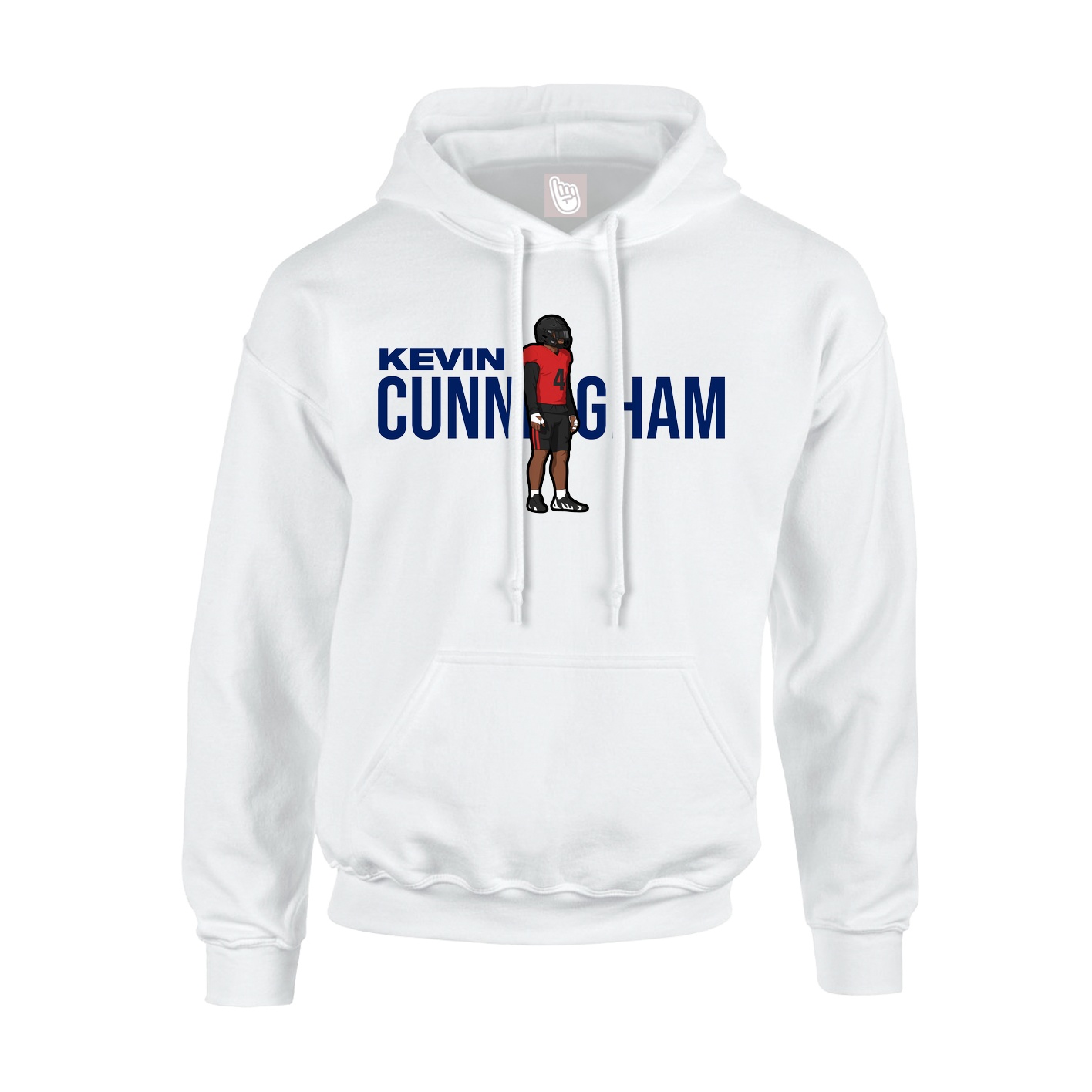 Youth Hoodie — Player Name in White