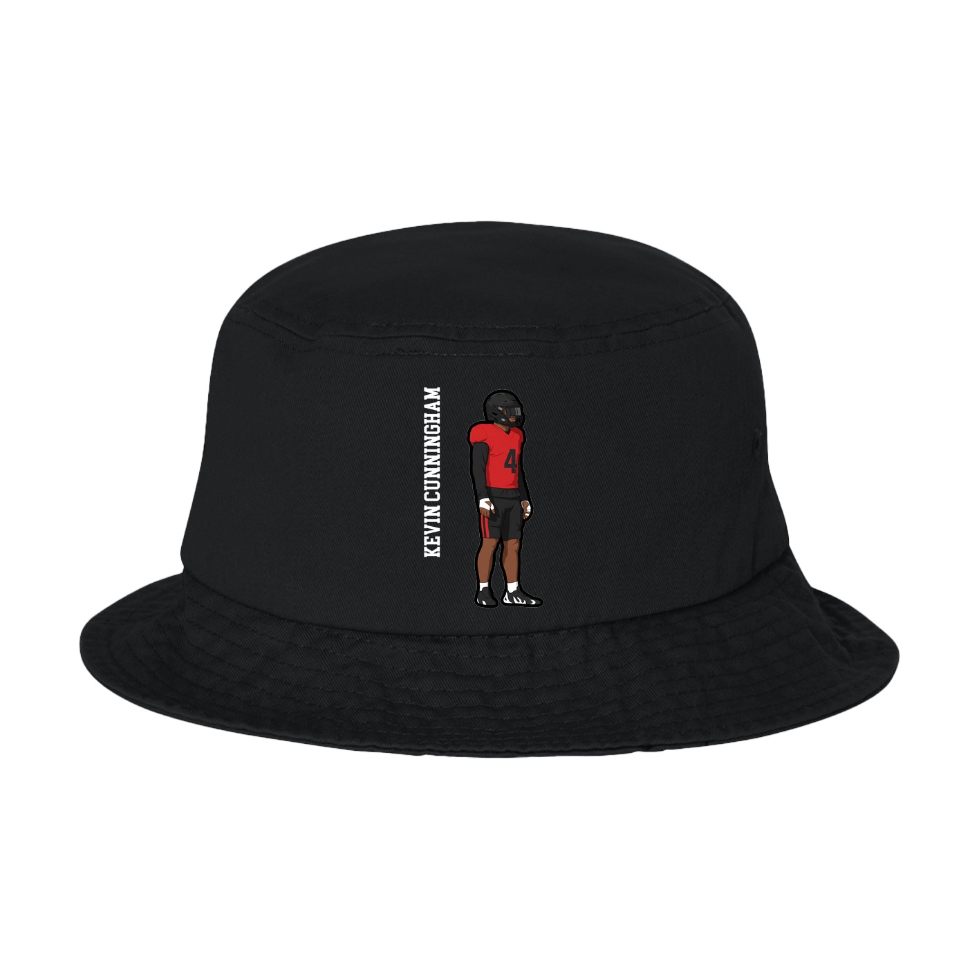 Bucket Cap — Name Vertical in Black