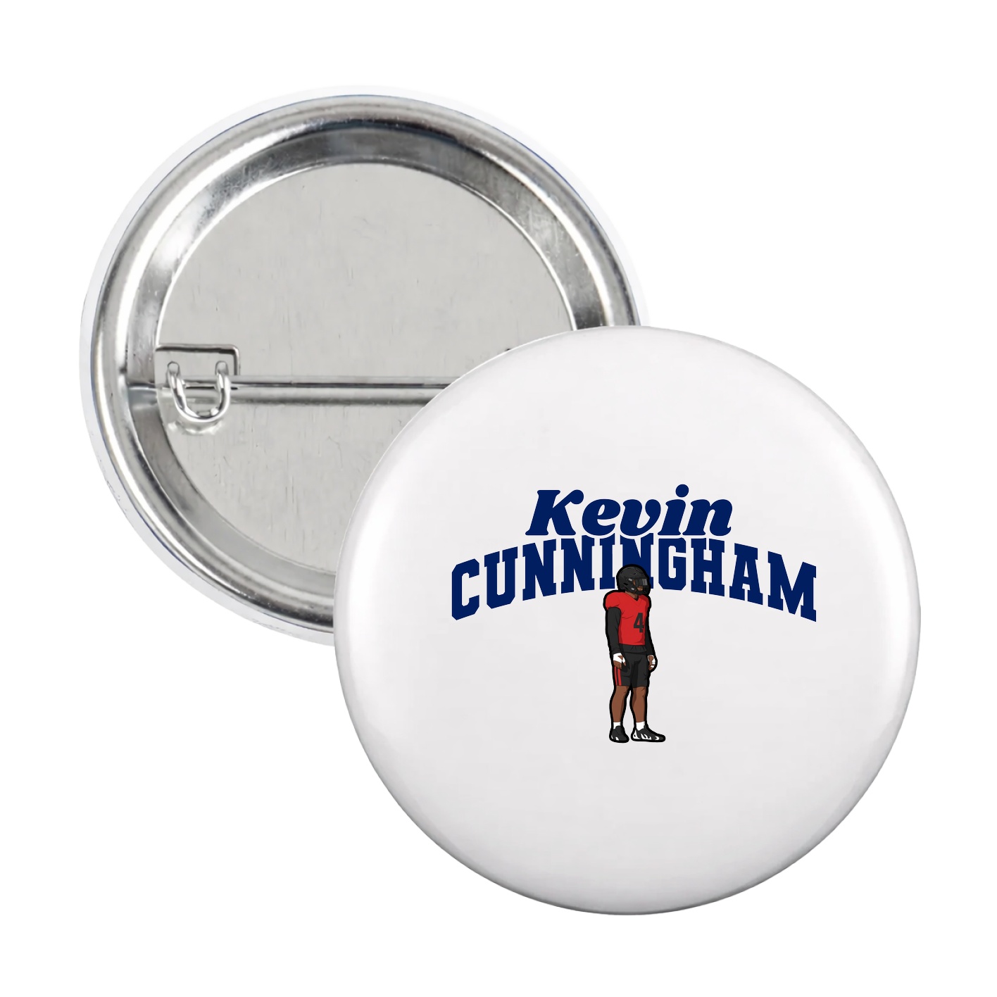 Game Day Button — Signature Arch in White