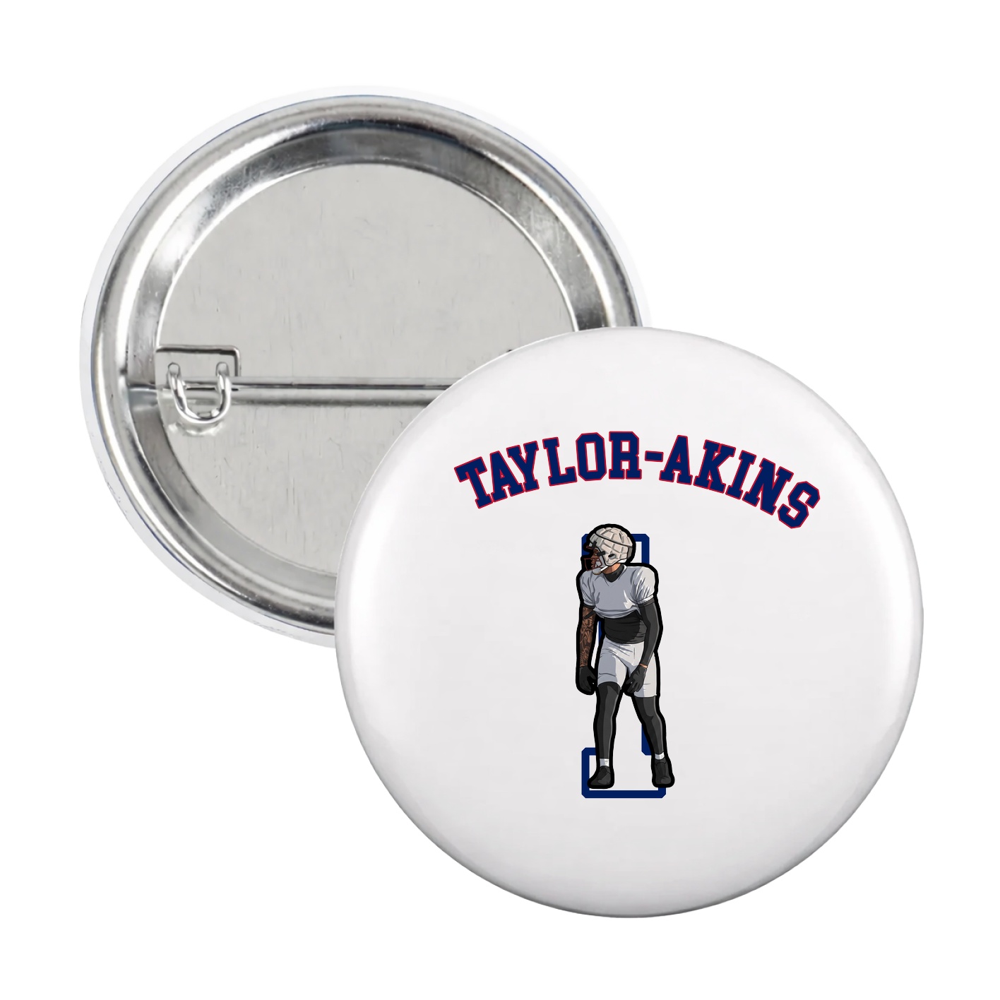 Game Day Button — Shirsey Arch in White