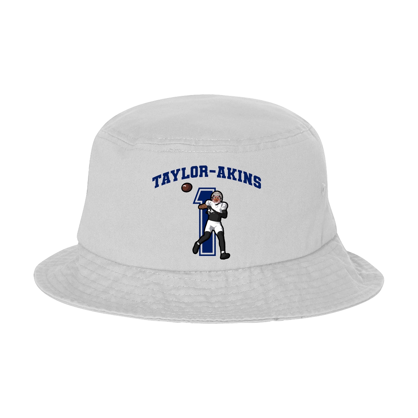 Bucket Cap — Number in White