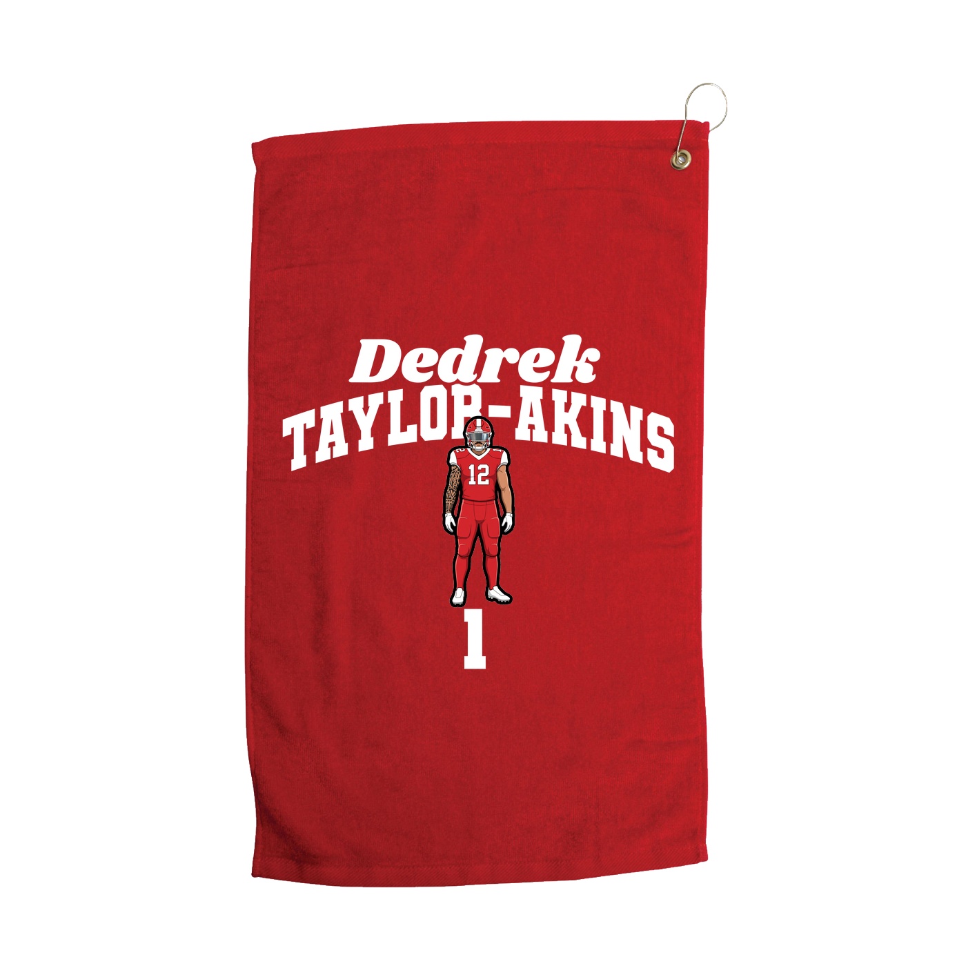 Golf Towel — Signature Arch in Red