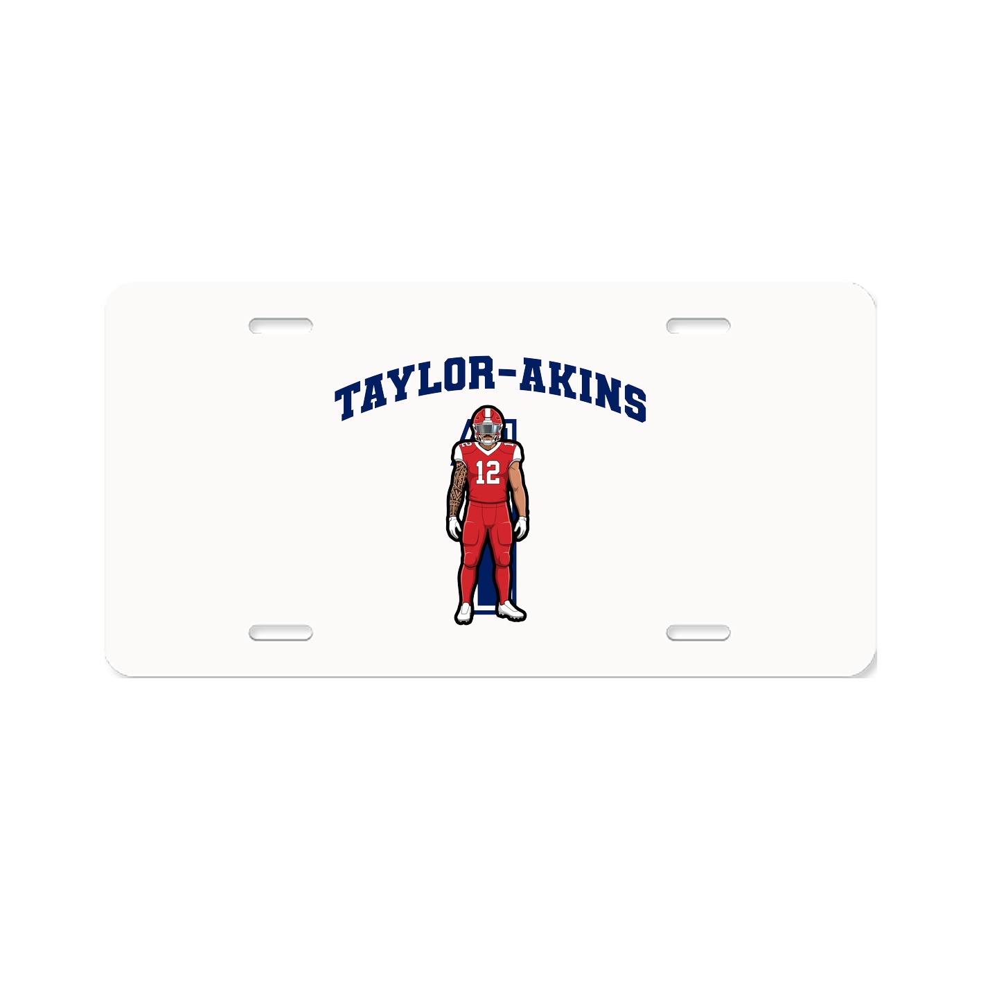License Plate — Number in Classic