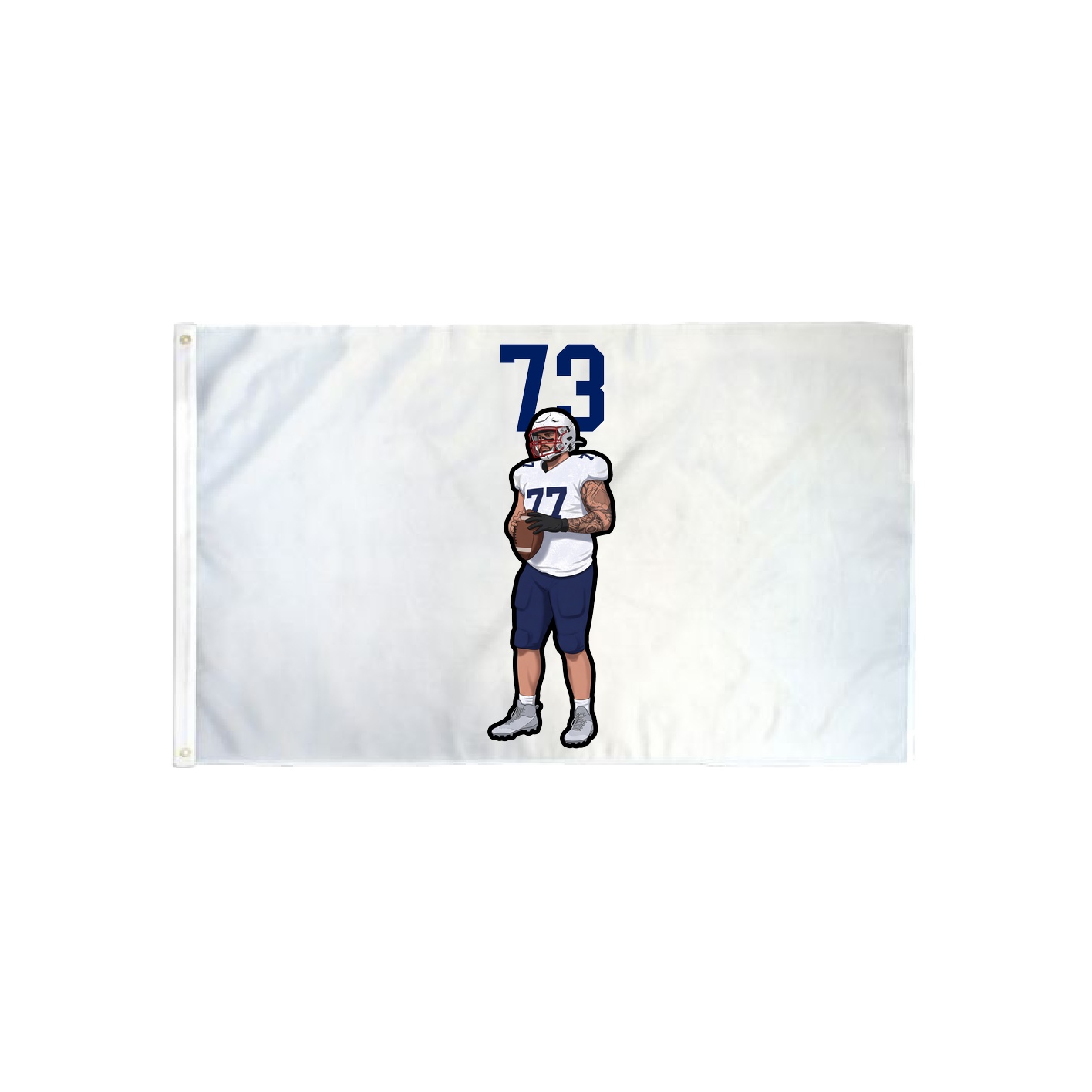 3x5 Flag — Number Top in Classic