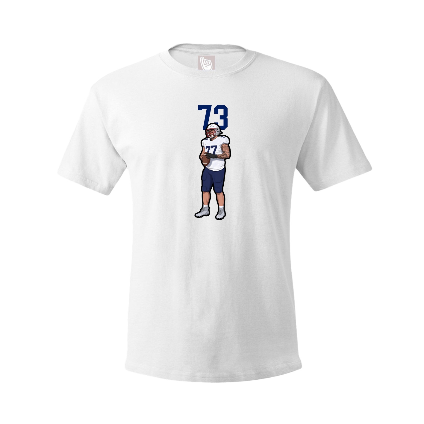 Tee — Number Top in White