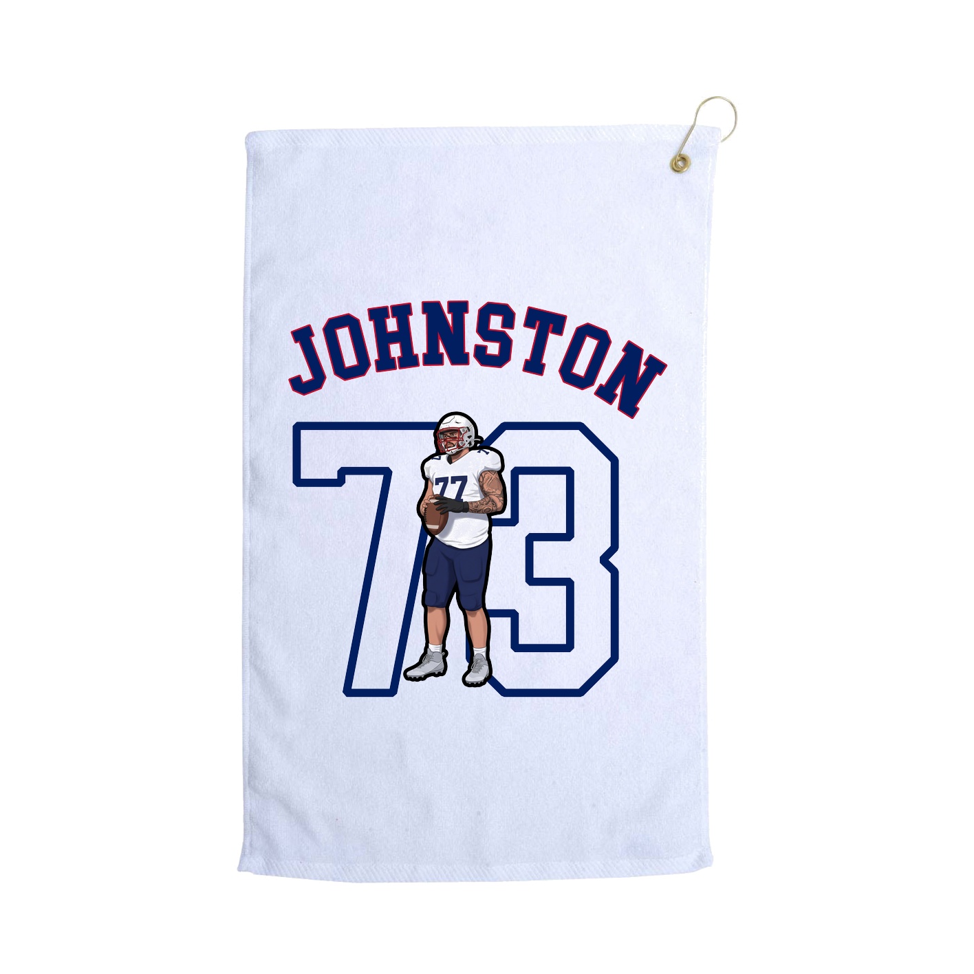 Golf Towel — Shirsey Arch in White
