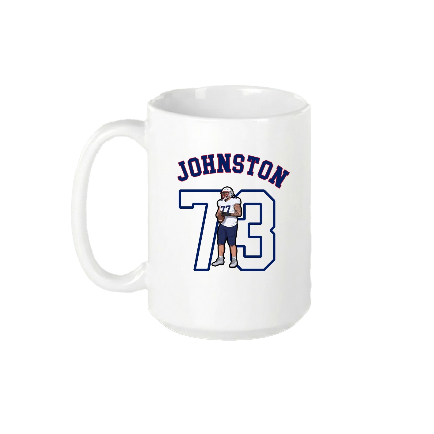 15oz Coffee Mug — Shirsey Arch in White