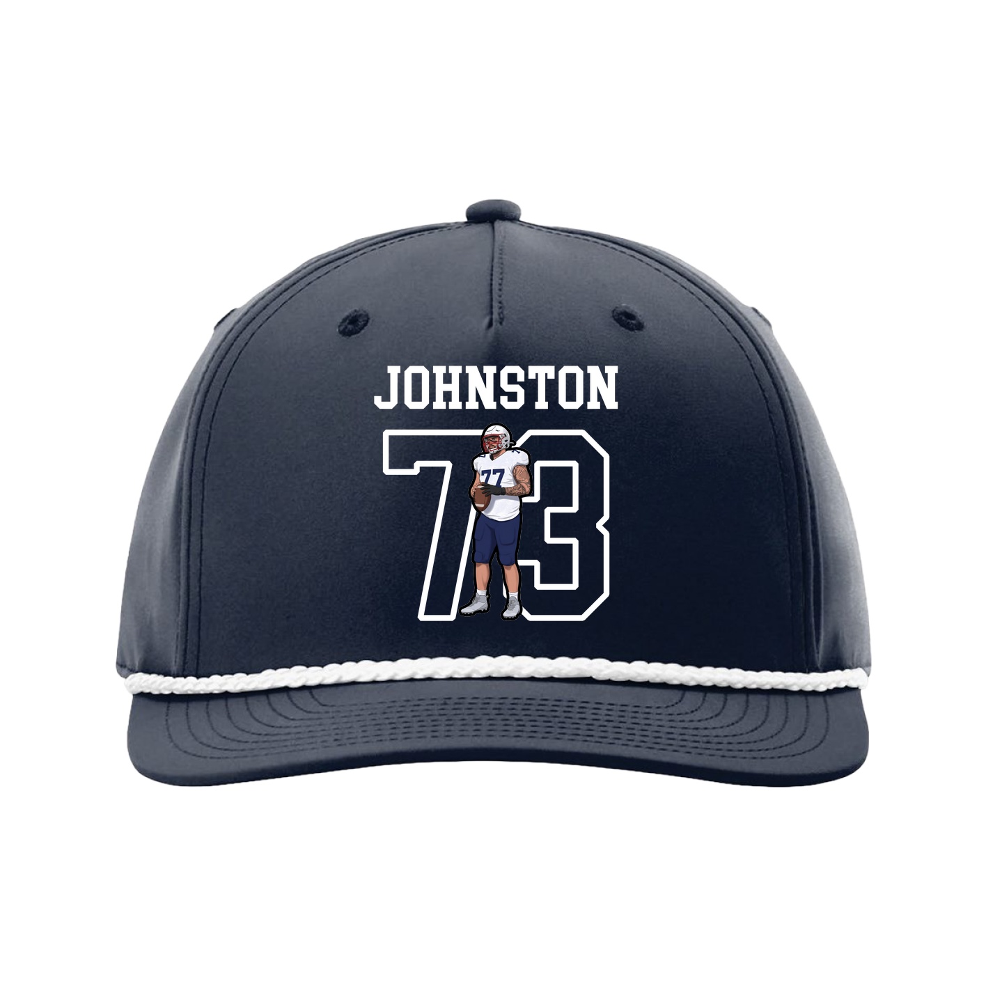 Five-Panel Classic Rope Cap — Shirsey in Navy