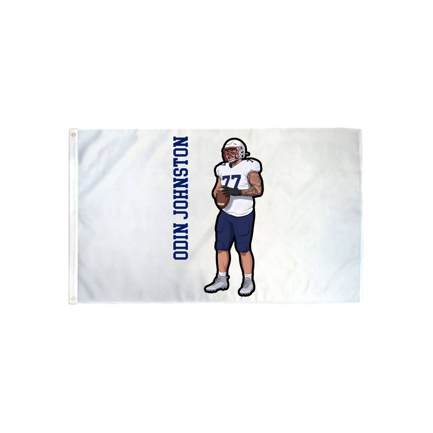 3x5 Flag — Name Vertical in Classic