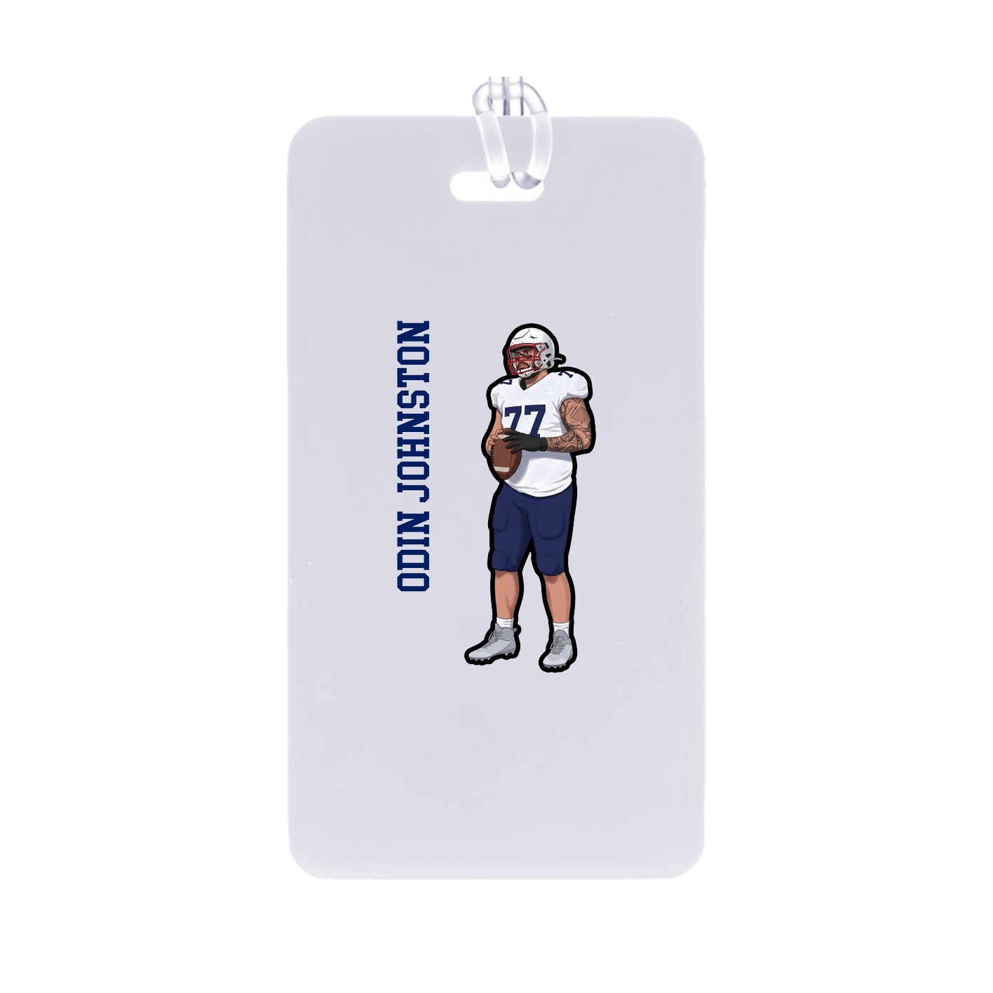 Bag Tag — Name Vertical in Classic