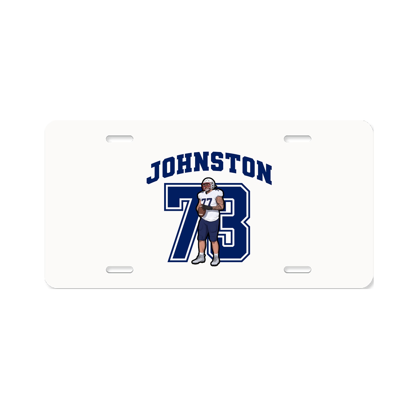 License Plate — Number in Classic
