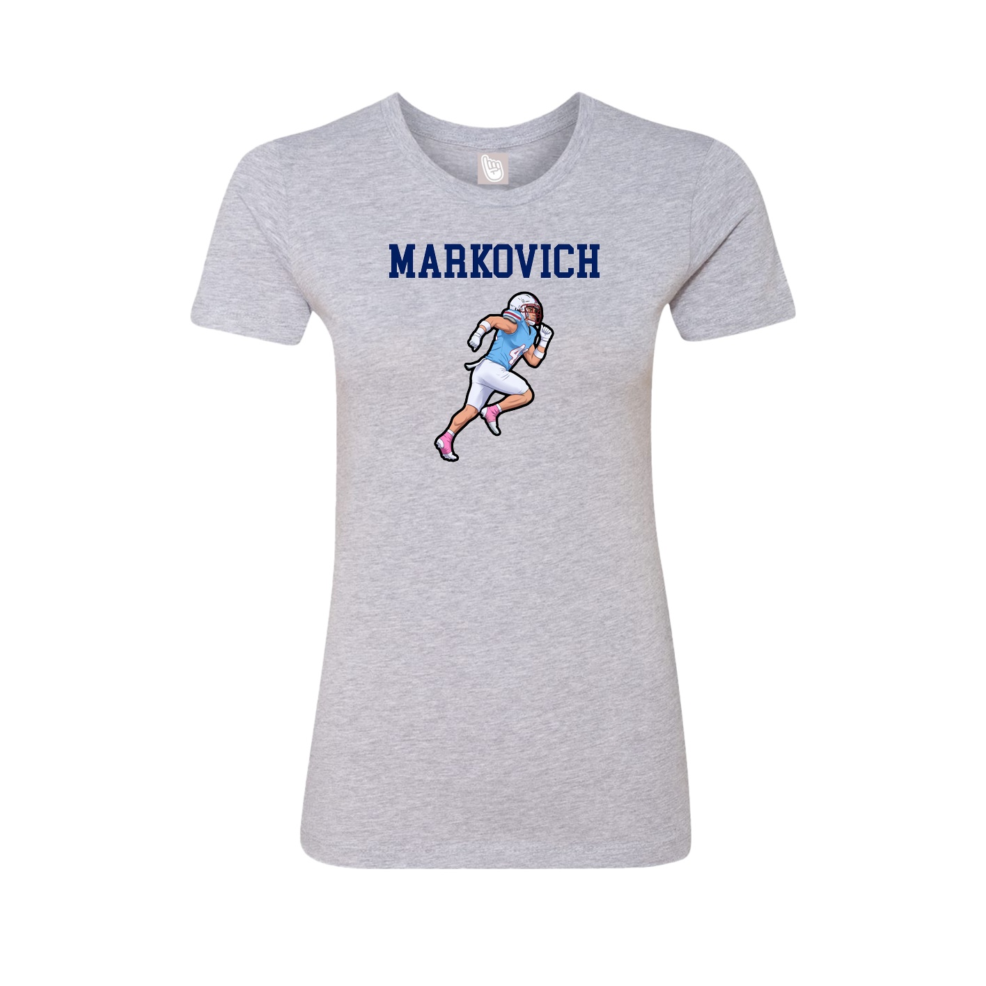 Fitted Women's Tee — Shirsey in Grey
