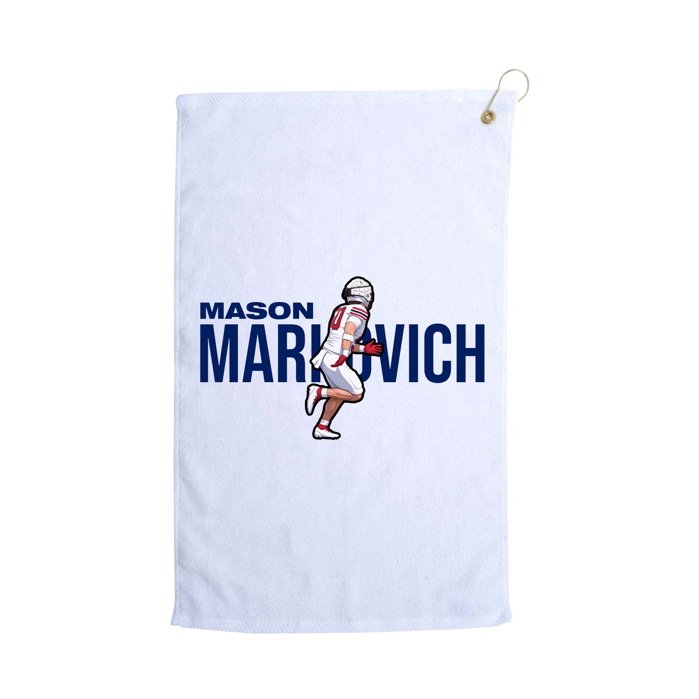 Golf Towel — Player Name in White