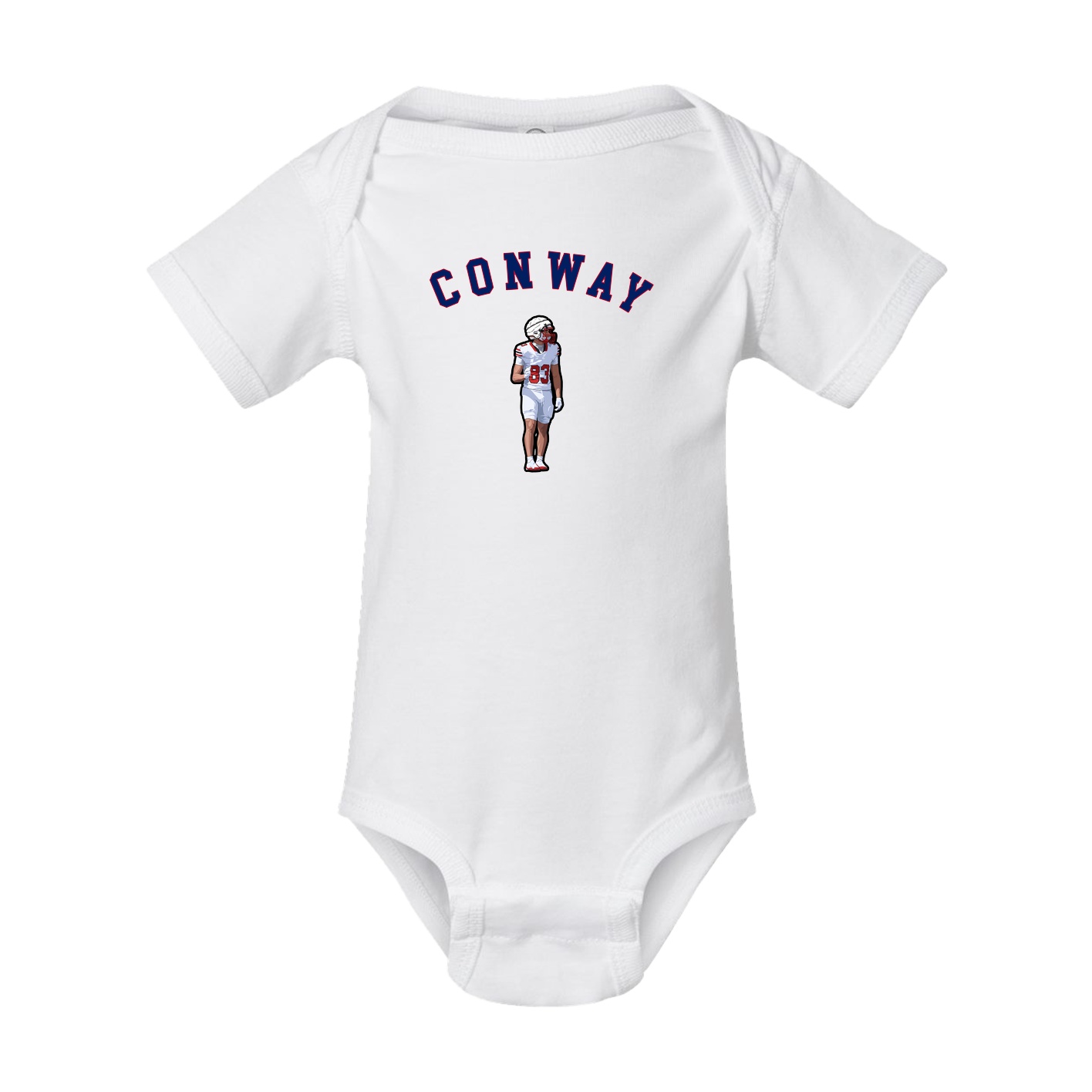Baby Onesie — Shirsey Arch in White