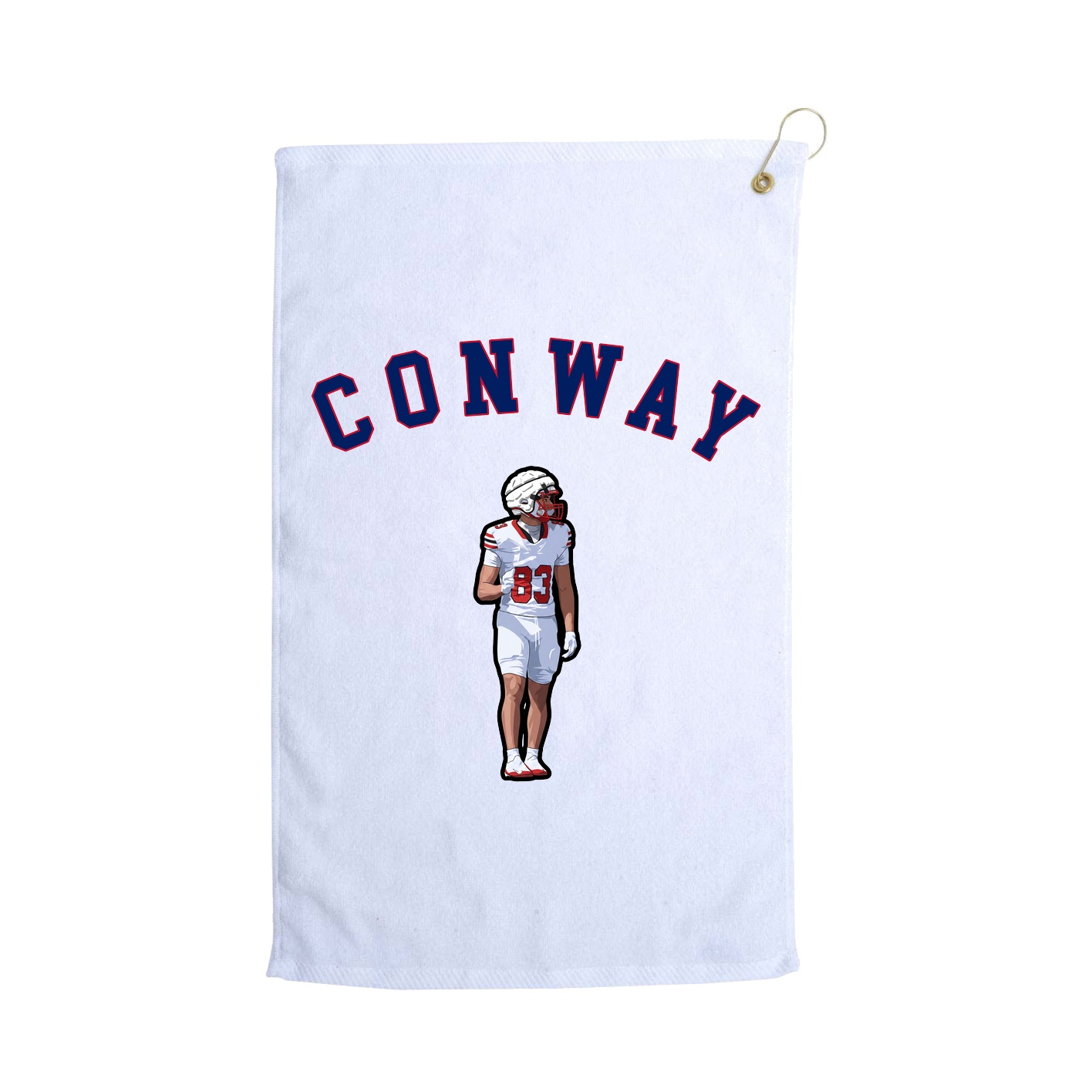 Golf Towel — Shirsey Arch in White