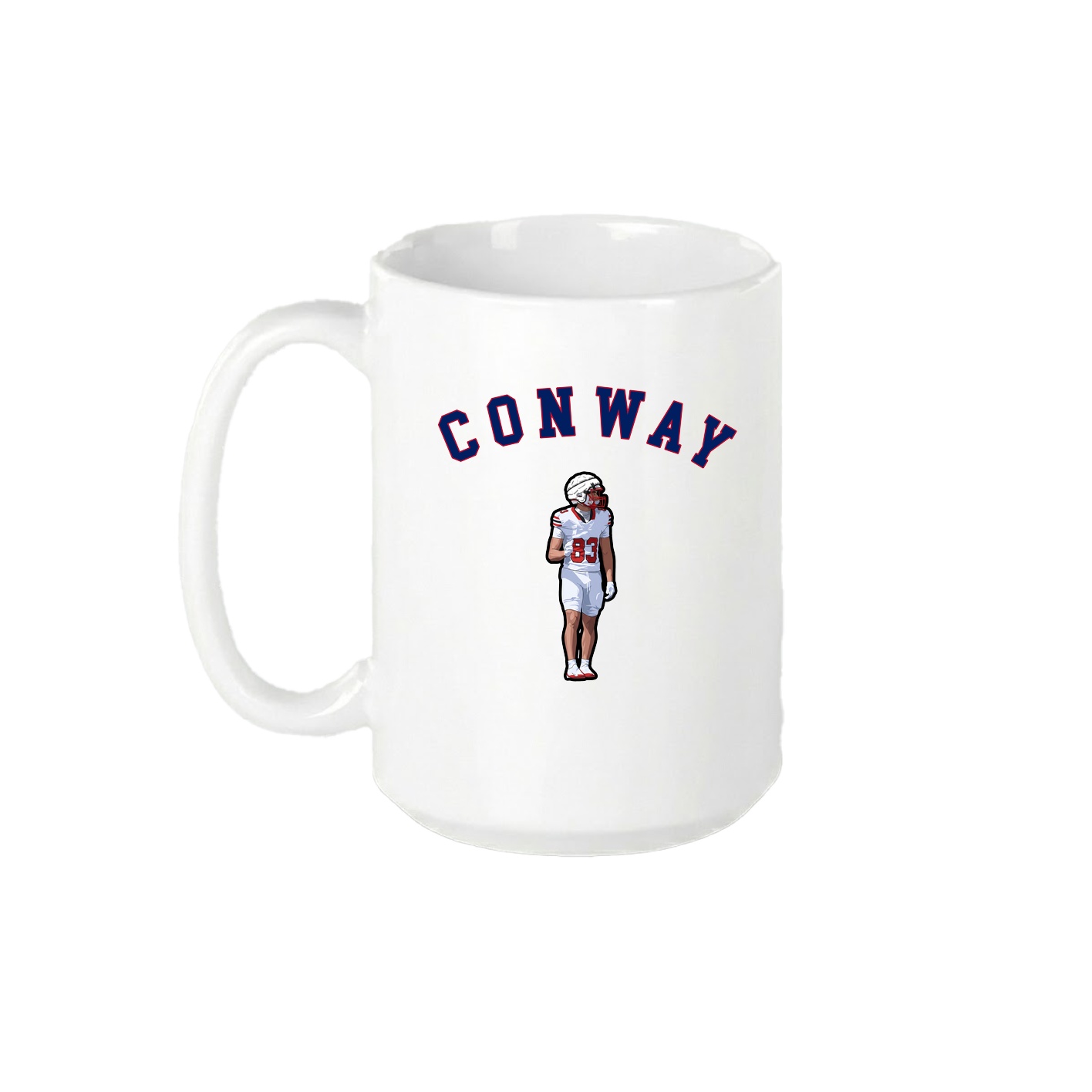 15oz Coffee Mug — Shirsey Arch in White