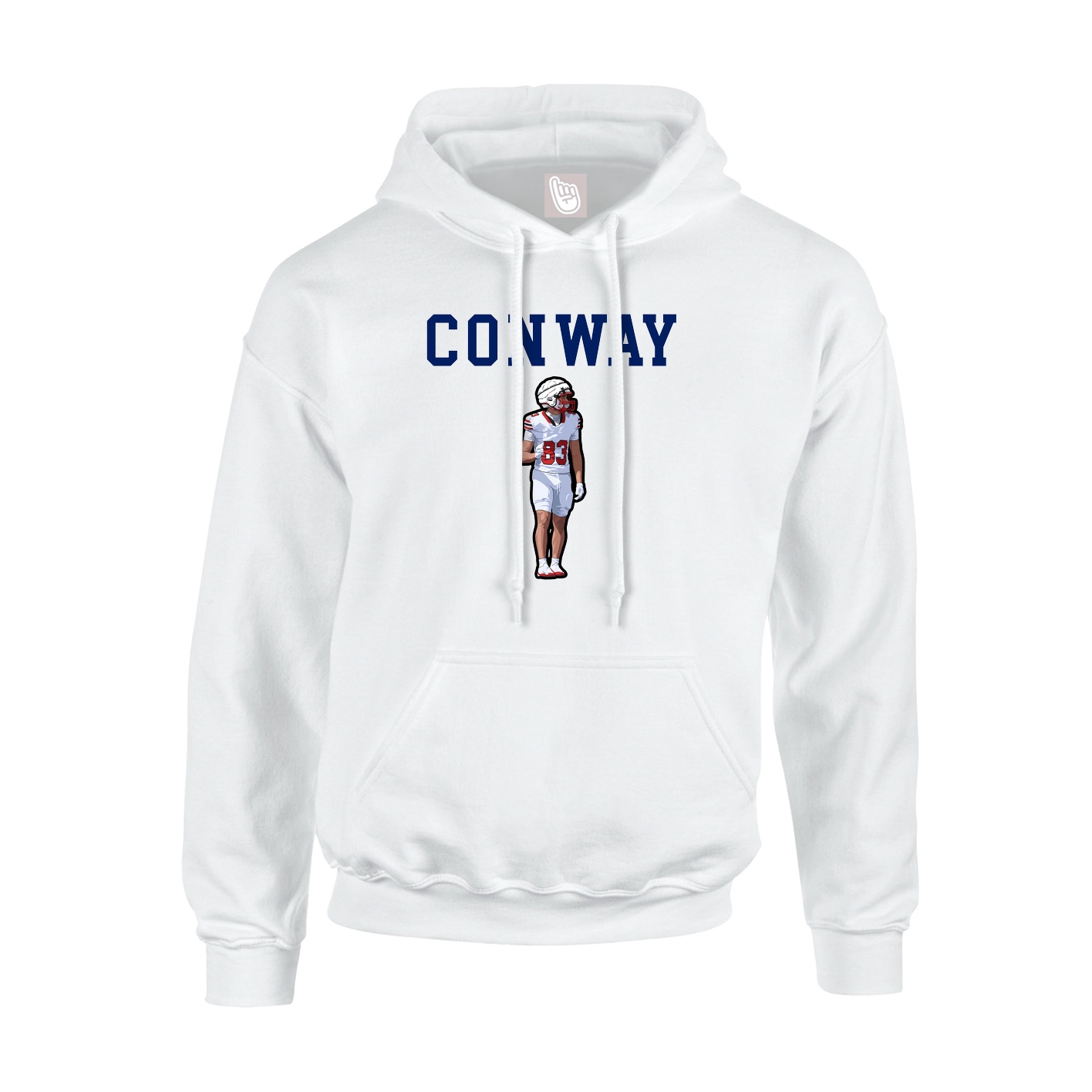 Youth Hoodie — Shirsey in White