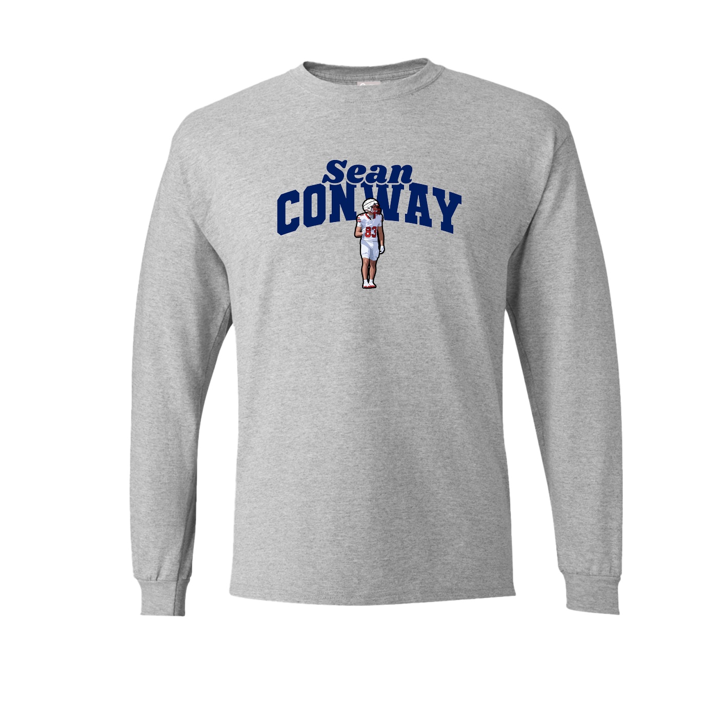 Long Sleeve Tee — Signature Arch in Grey