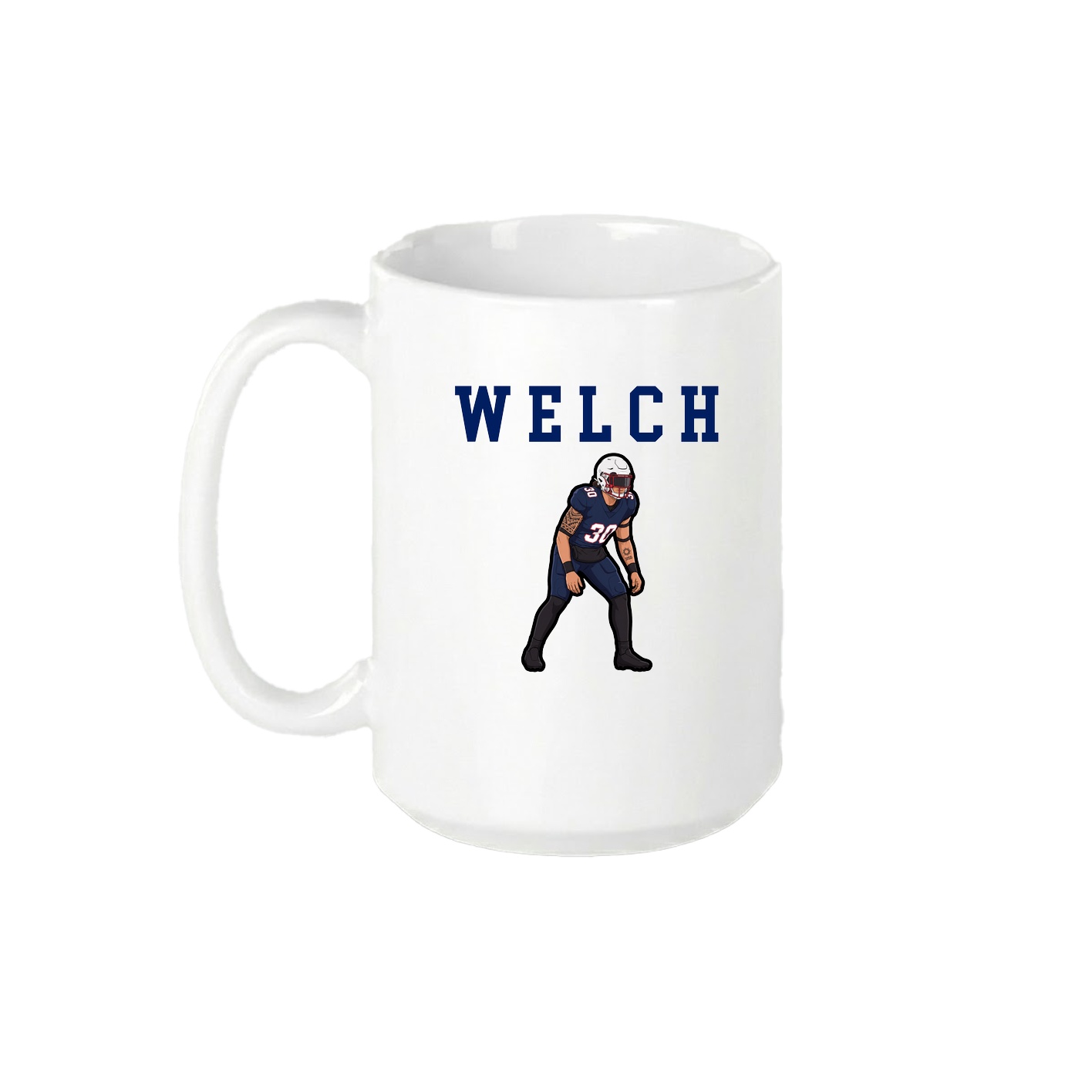 15oz Coffee Mug — Shirsey in White