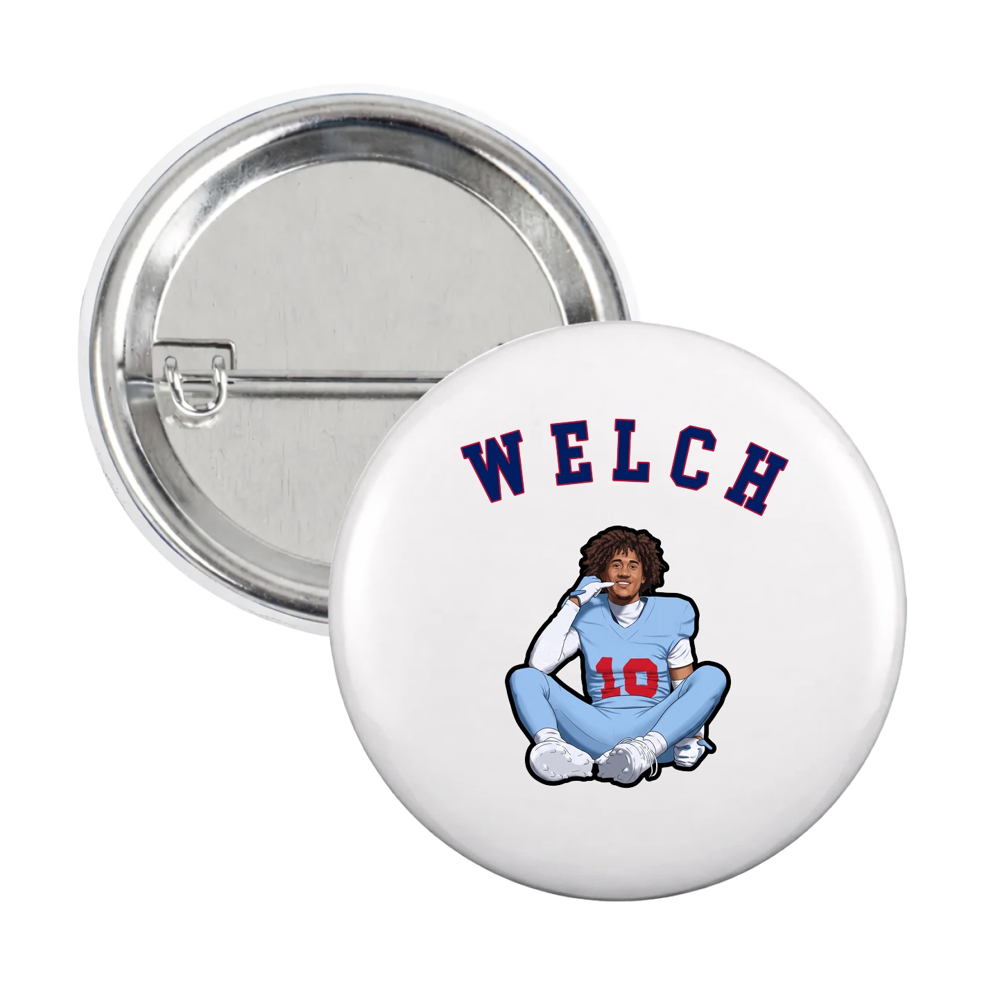 Game Day Button — Shirsey Arch in White