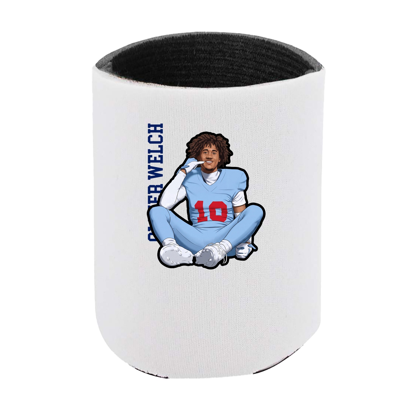 Can Holder — Name Vertical in White