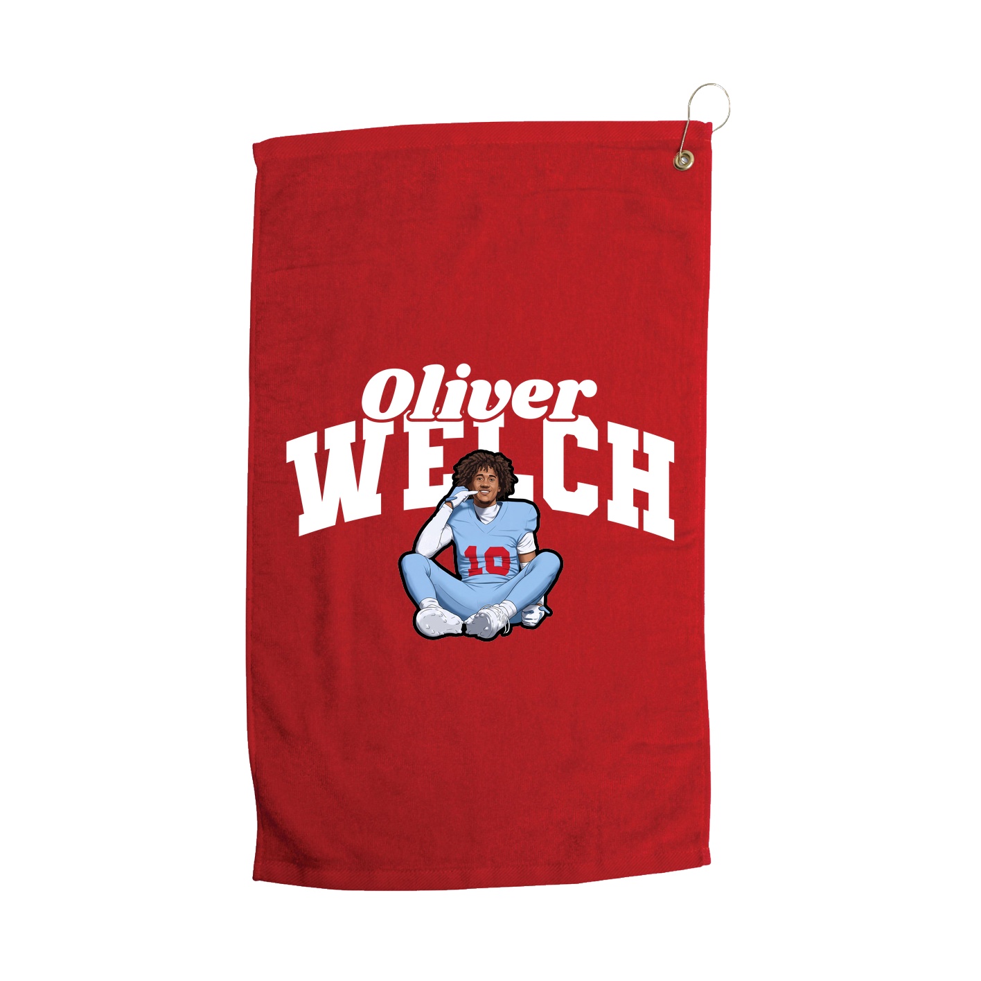 Golf Towel — Signature Arch in Red