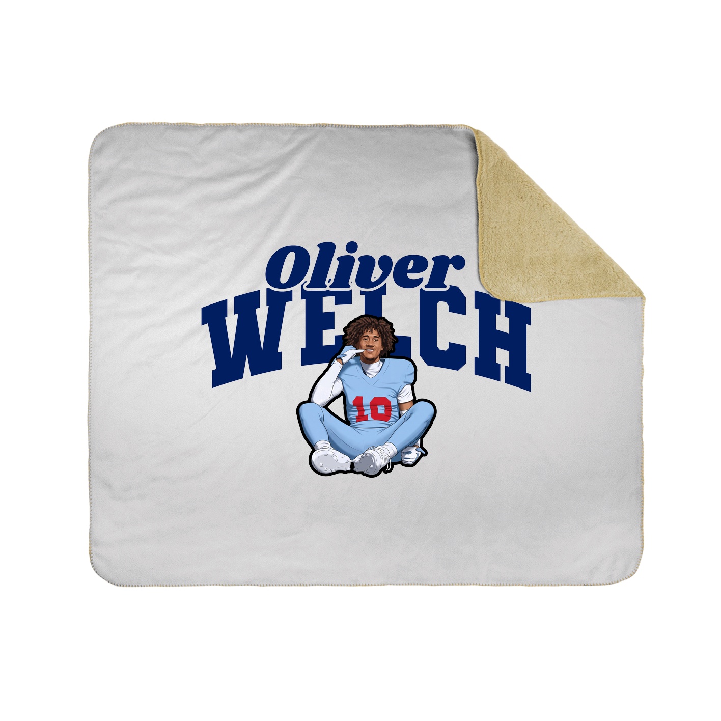 Throw Blanket — Signature Arch in White