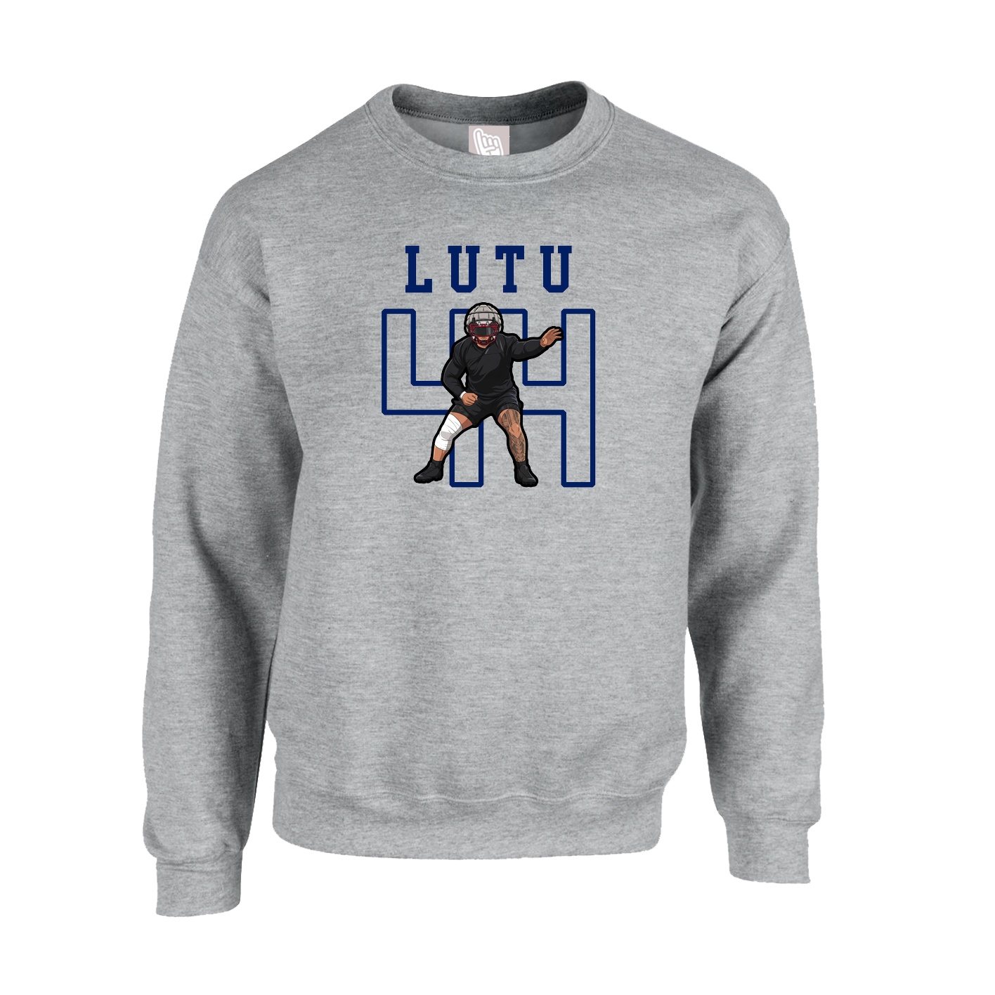 Fleece Crew — Shirsey in Grey