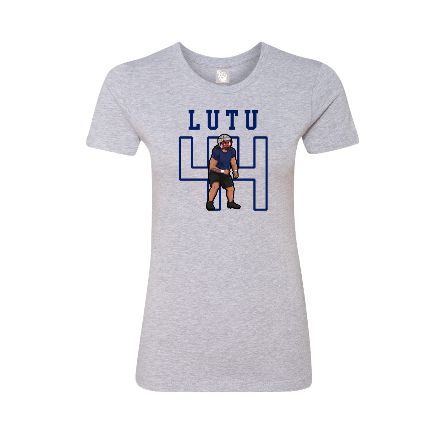 Fitted Women's Tee — Shirsey in Grey