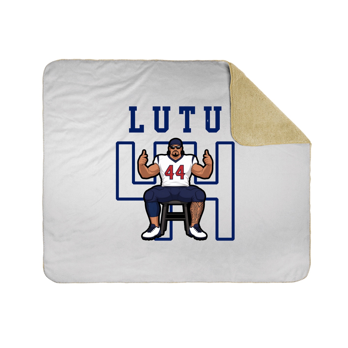 Throw Blanket — Shirsey in White