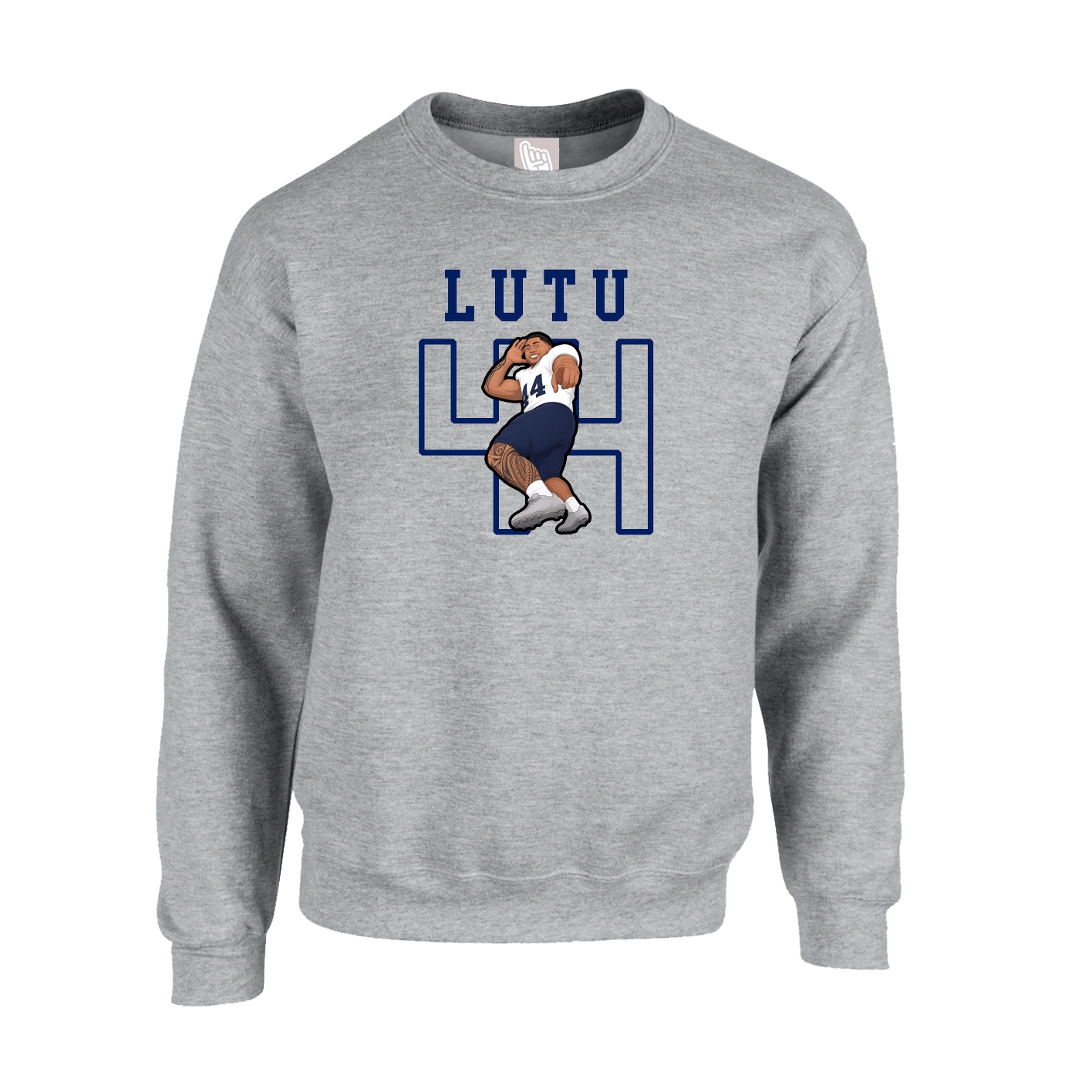 Fleece Crew — Shirsey in Grey