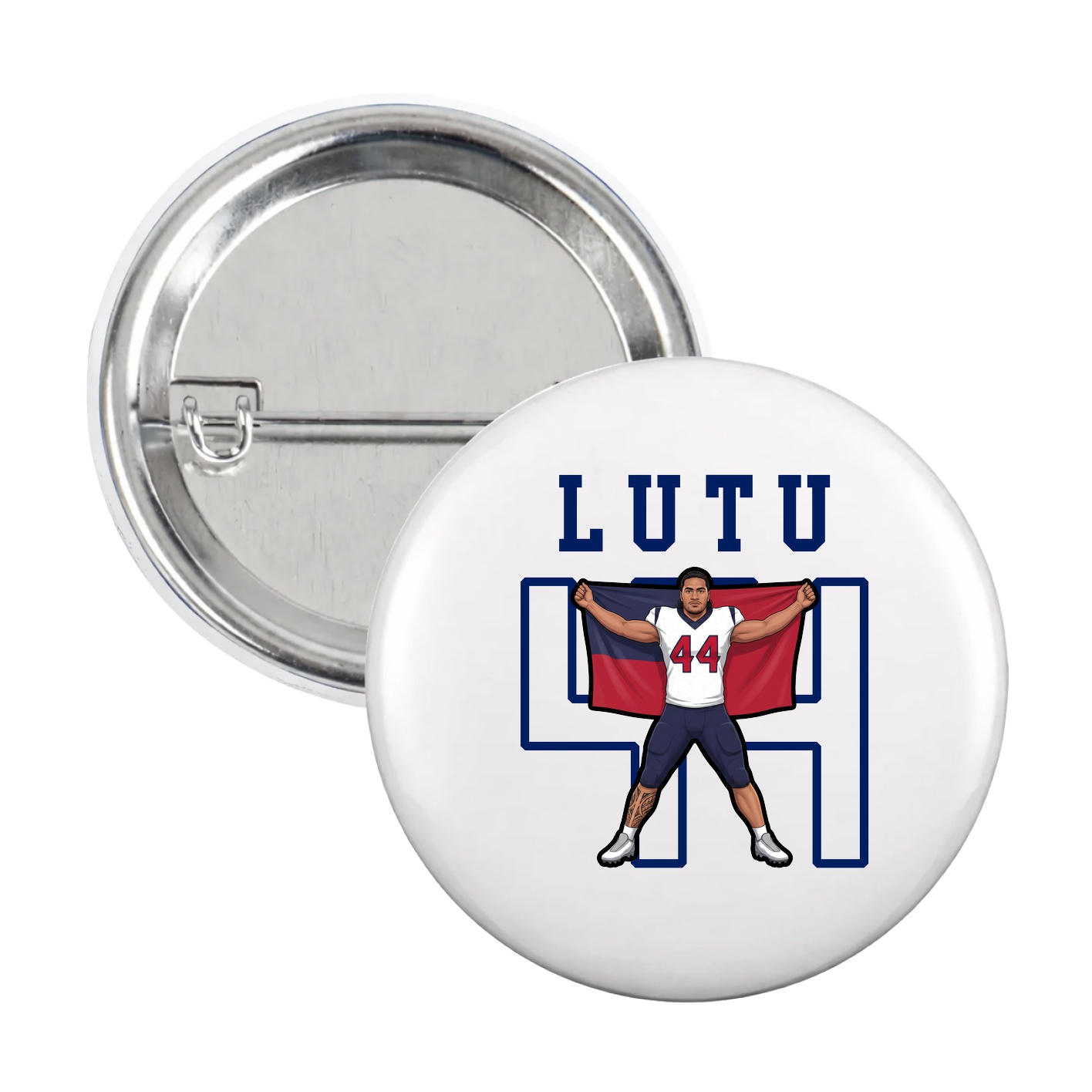 Game Day Button — Shirsey in White