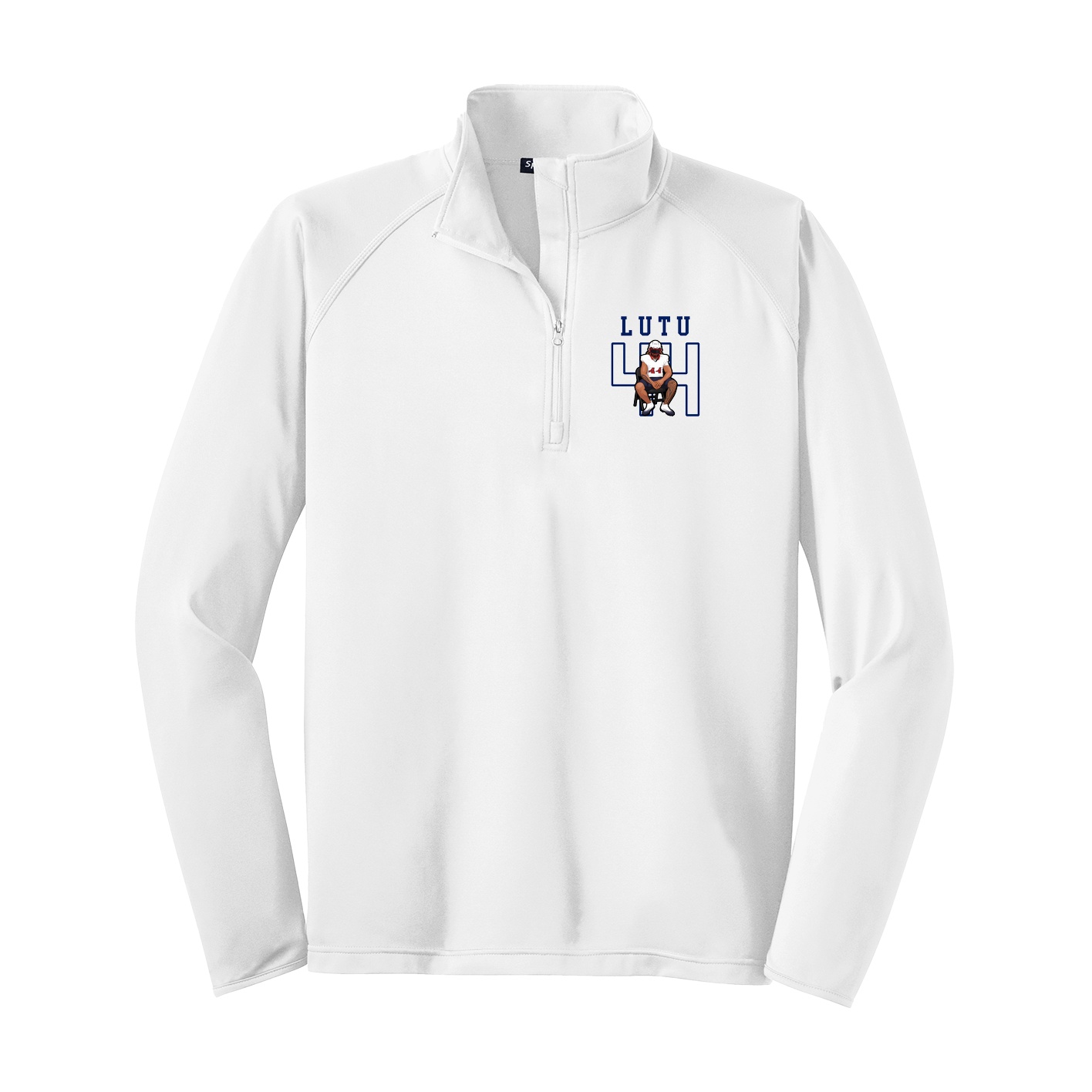 Q-Zip Pullover — Shirsey in White