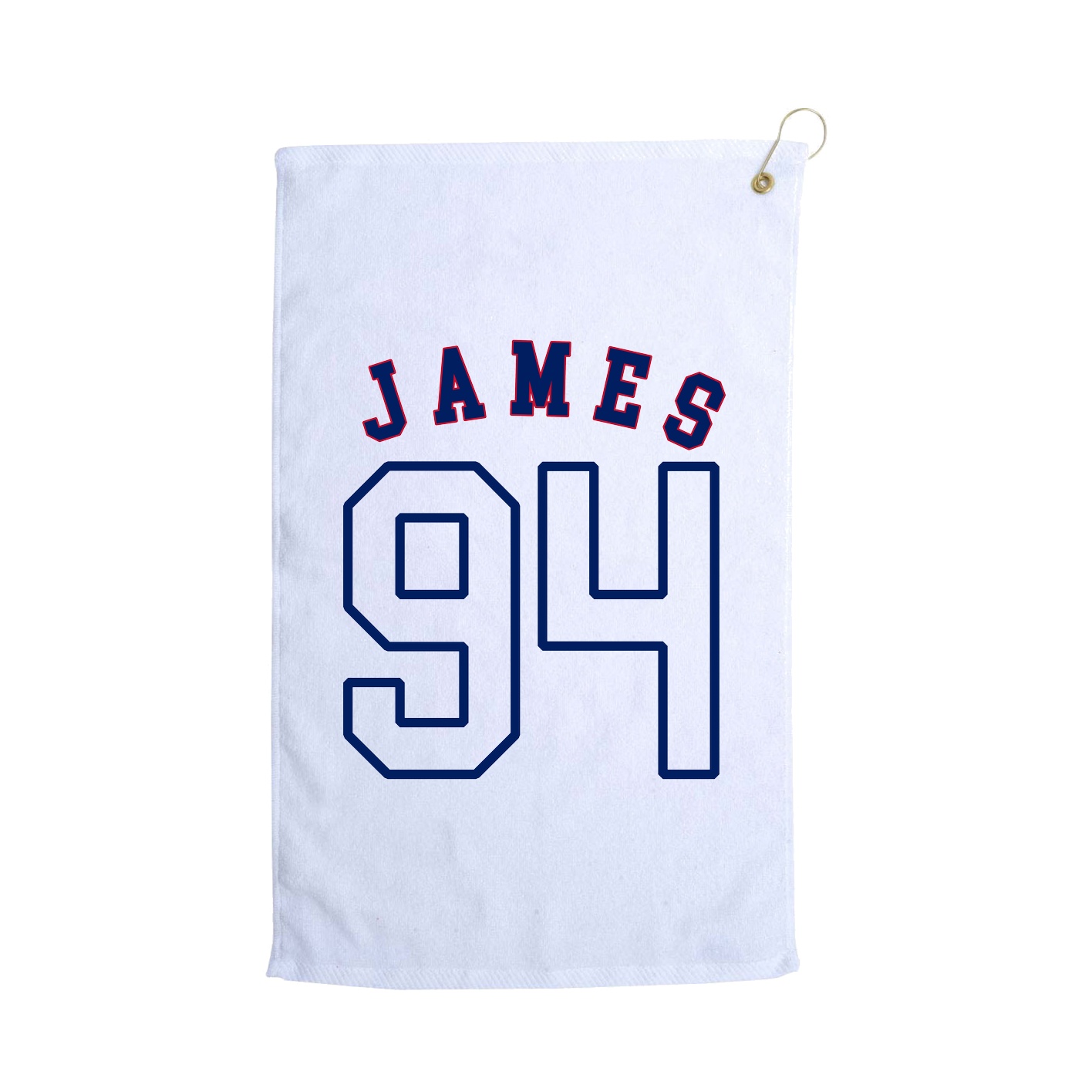 Golf Towel — Shirsey Arch in White