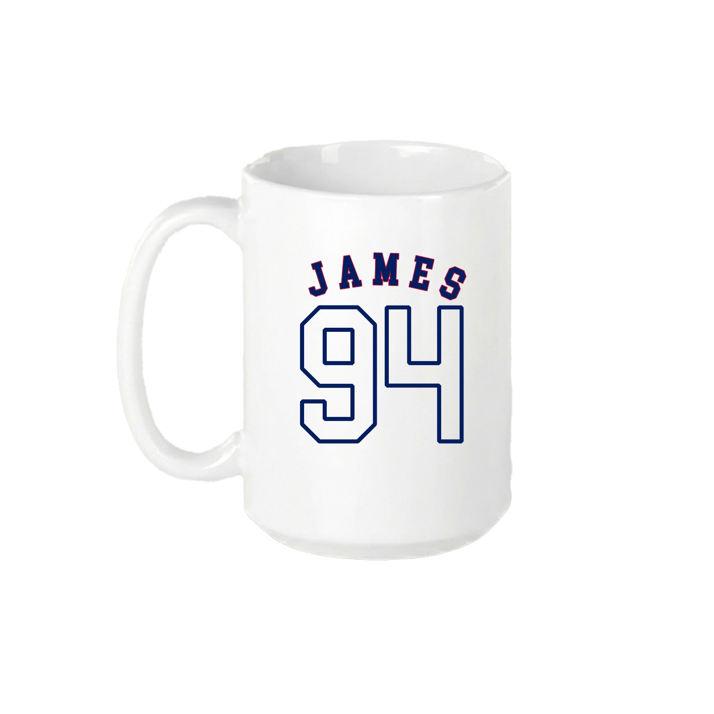 15oz Coffee Mug — Shirsey Arch in White