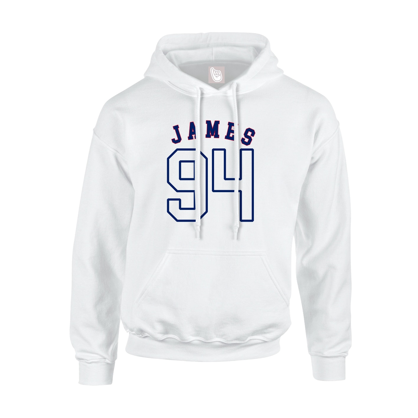 Hoodie — Shirsey Arch in White