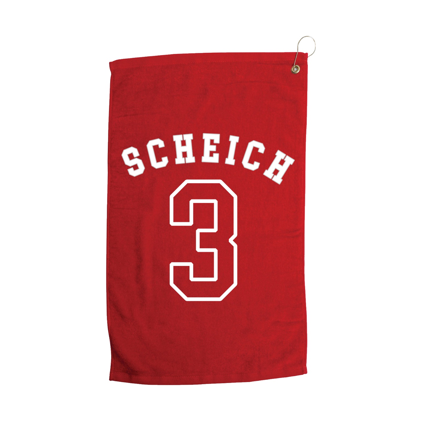 Golf Towel — Shirsey Arch in Red