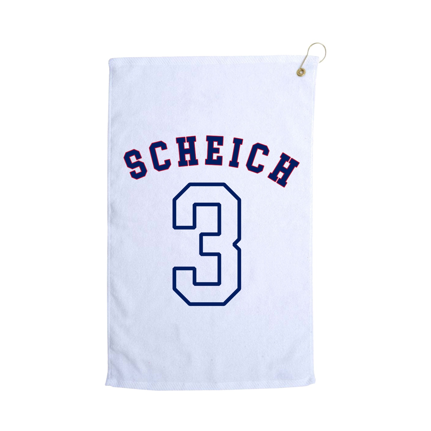 Golf Towel — Shirsey Arch in White