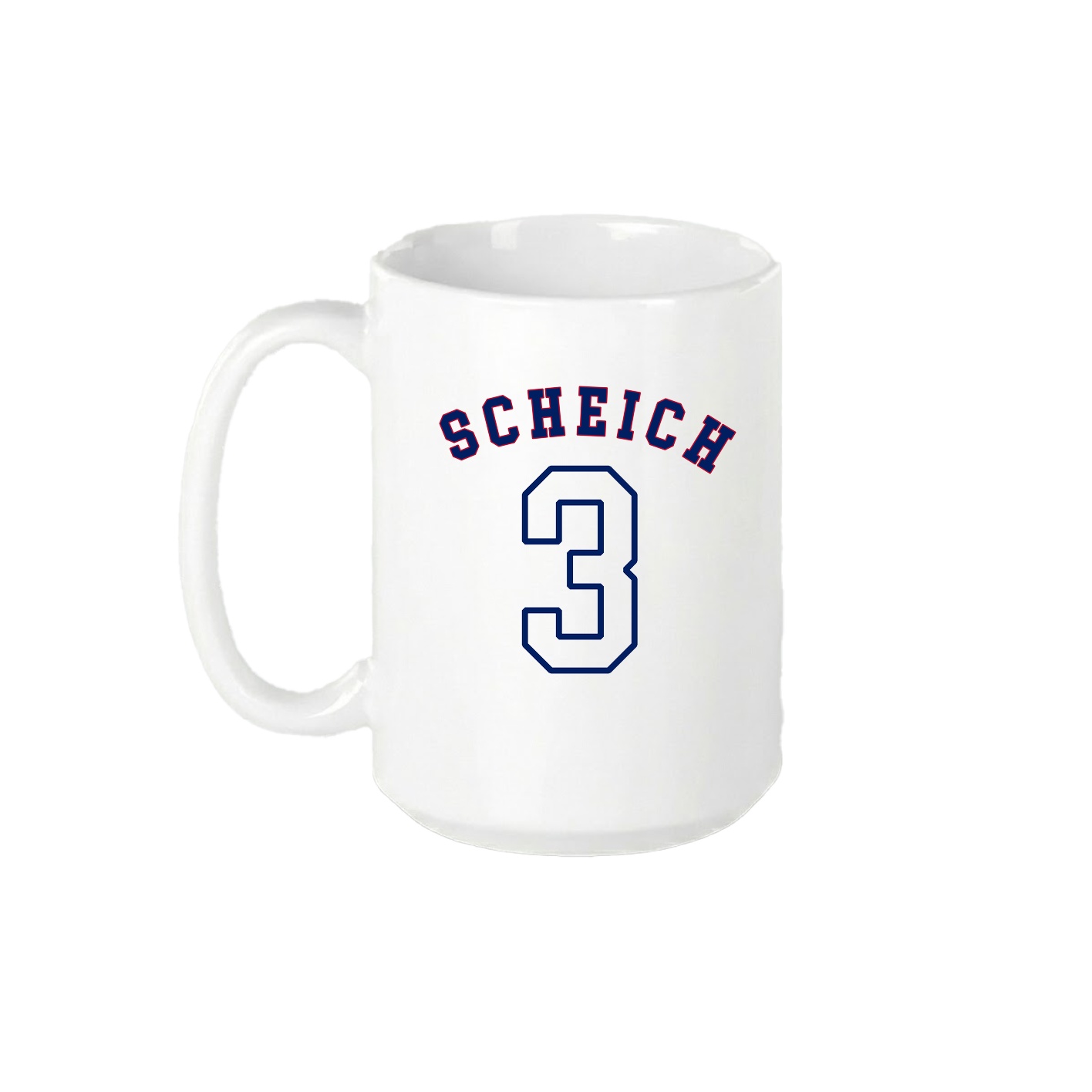 15oz Coffee Mug — Shirsey Arch in White