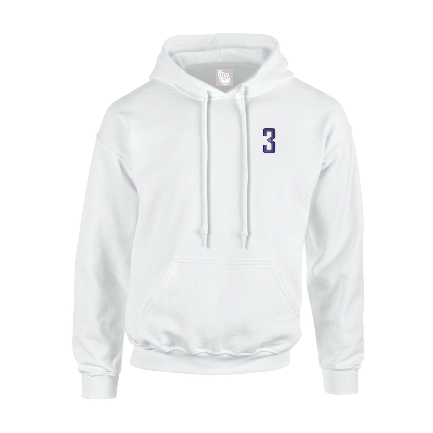 Youth Hoodie — Front Shirsy in White