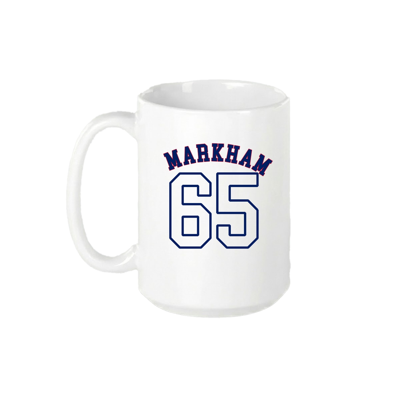 15oz Coffee Mug — Shirsey Arch in White