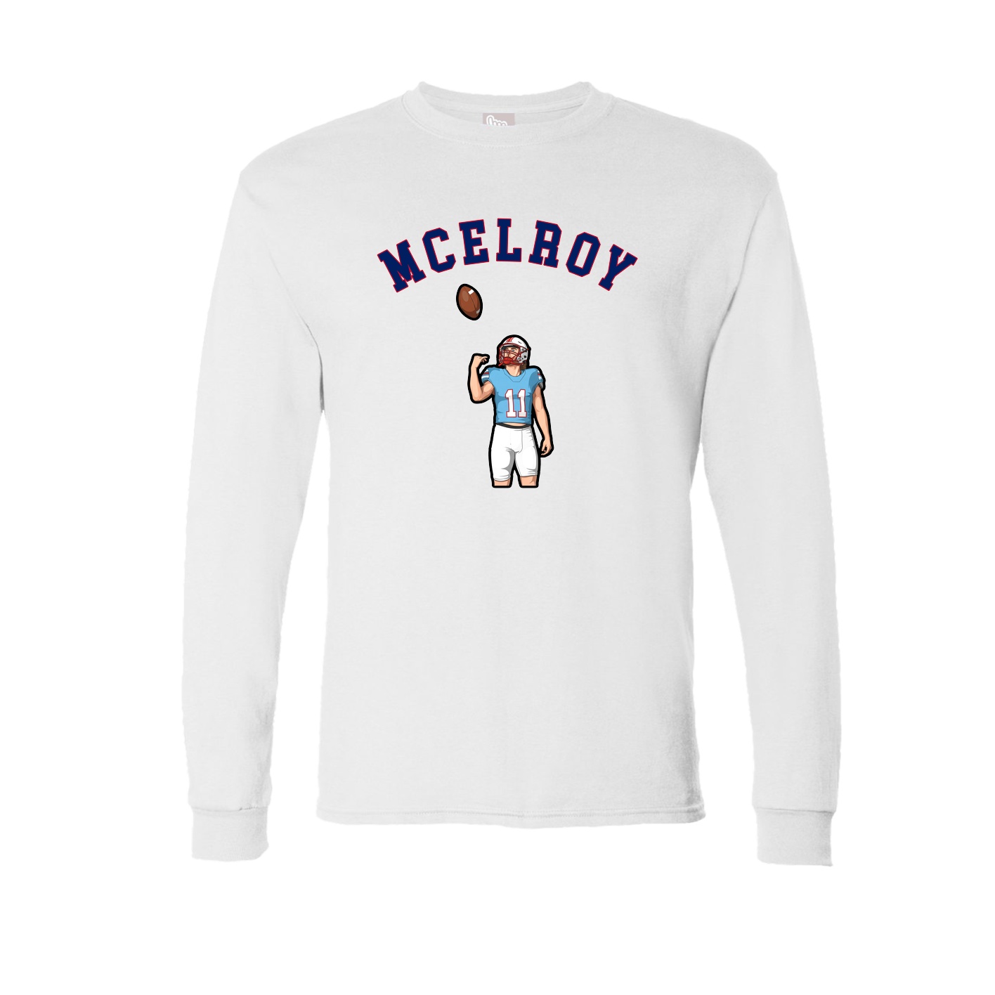 Long Sleeve Tee — Shirsey Arch in White