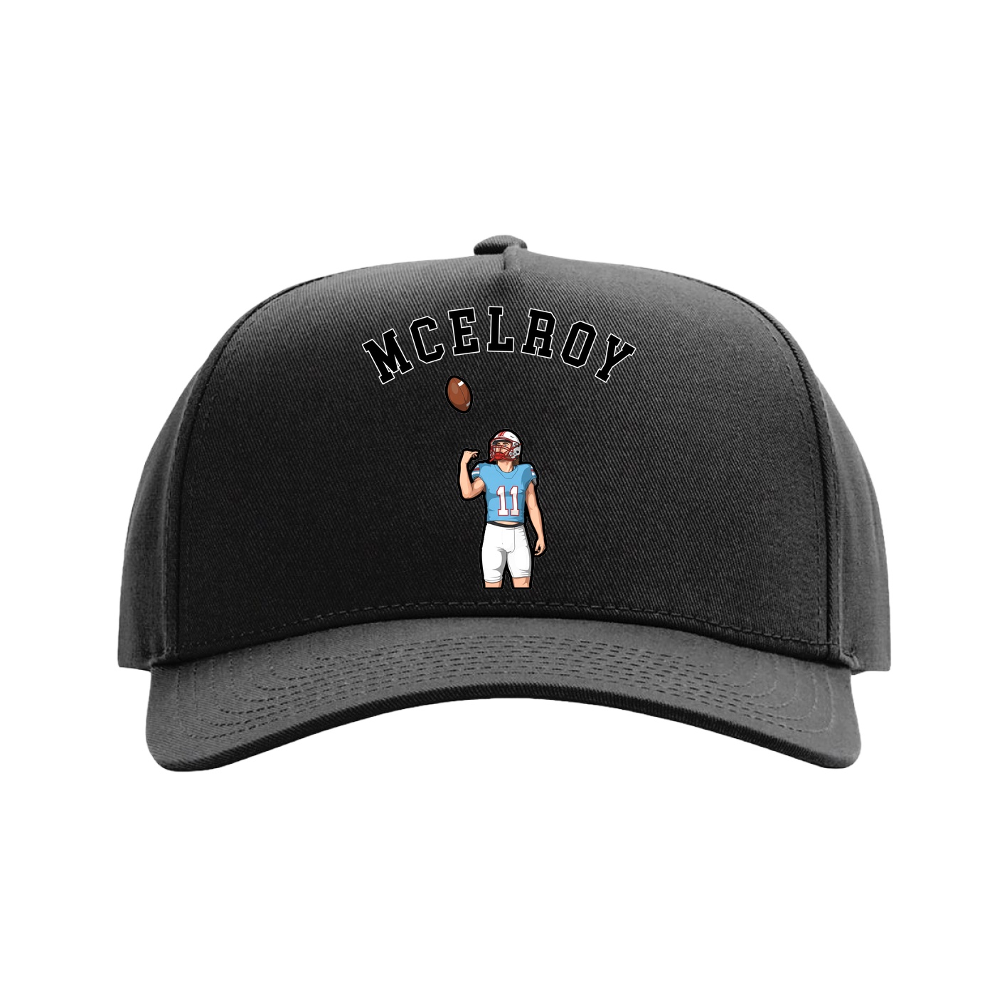 Full Fabric Five-Panel Champ Cap