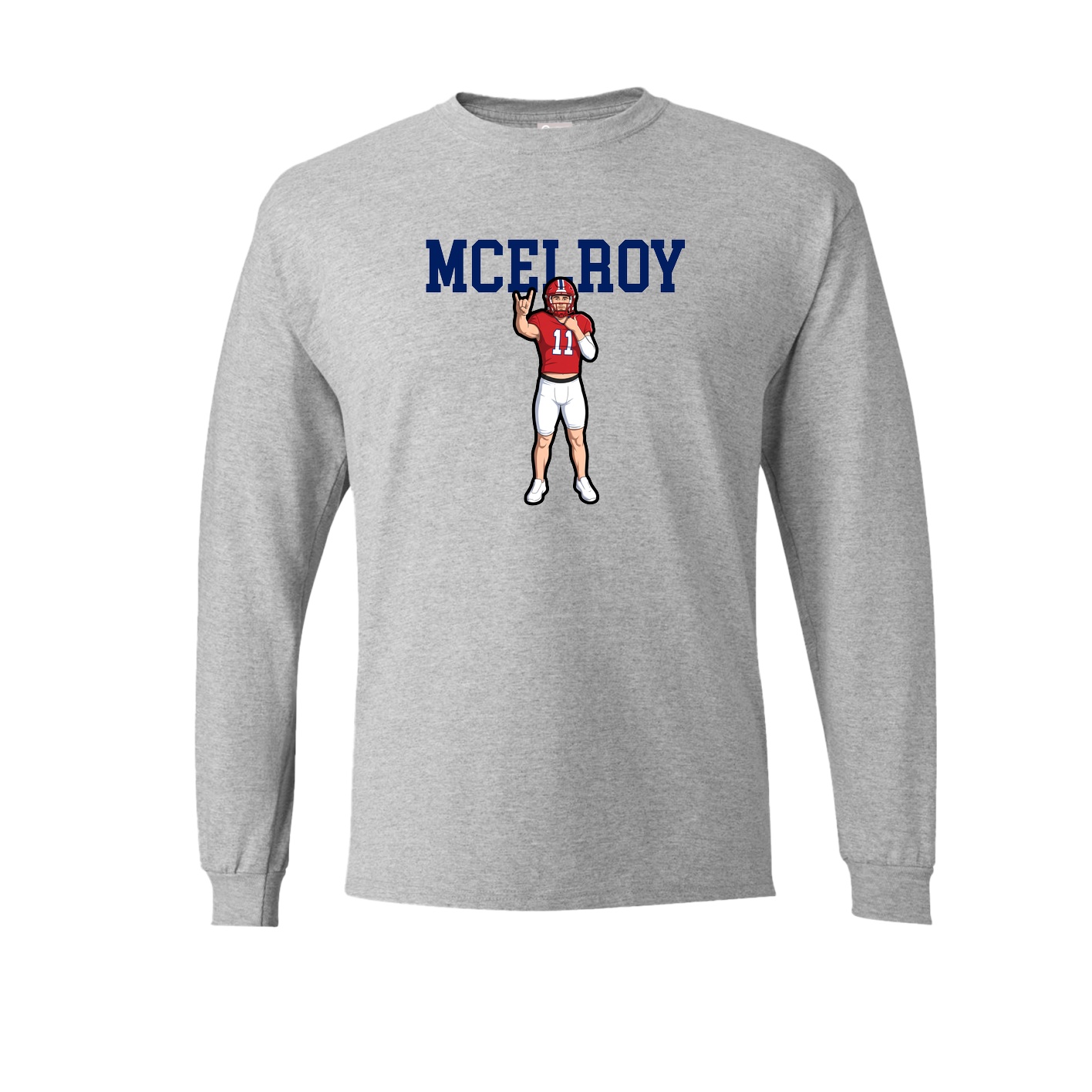 Long Sleeve Tee — Shirsey in Grey