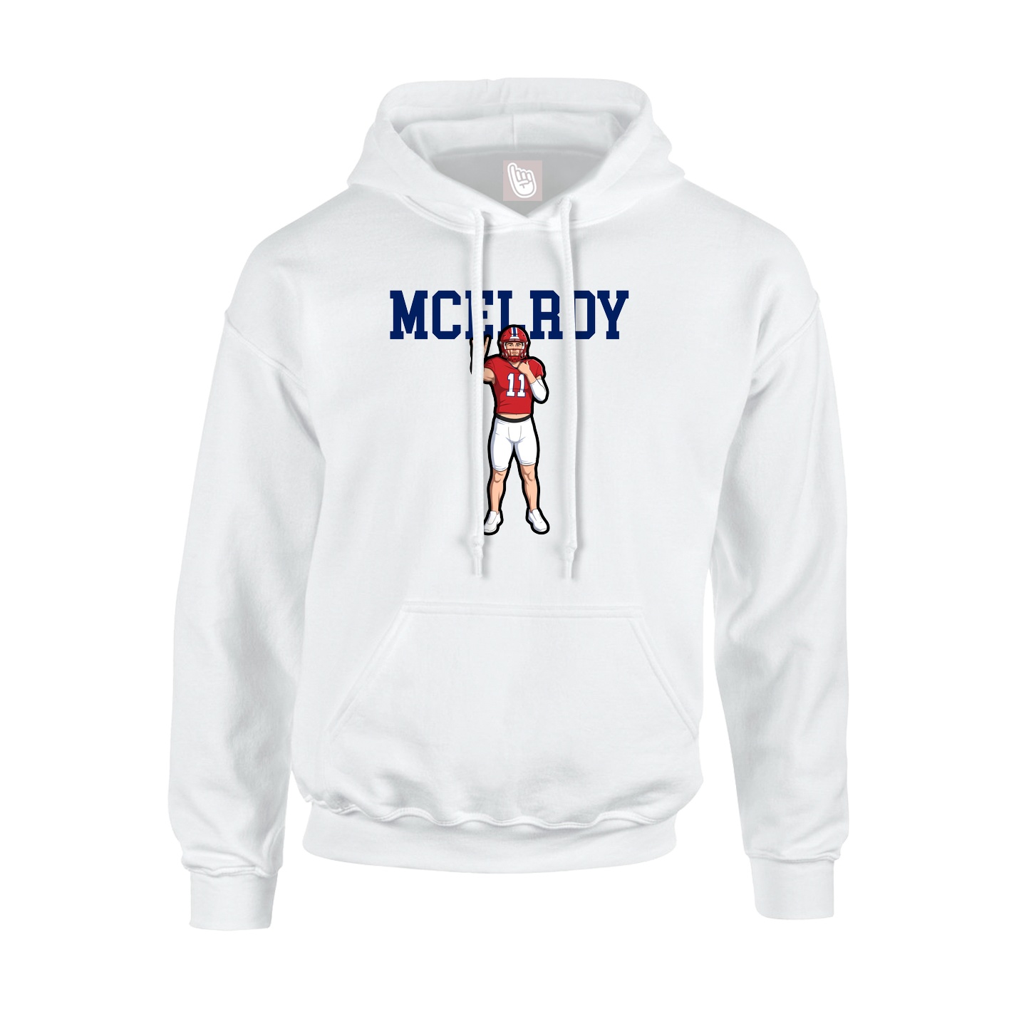 Hoodie — Shirsey in White