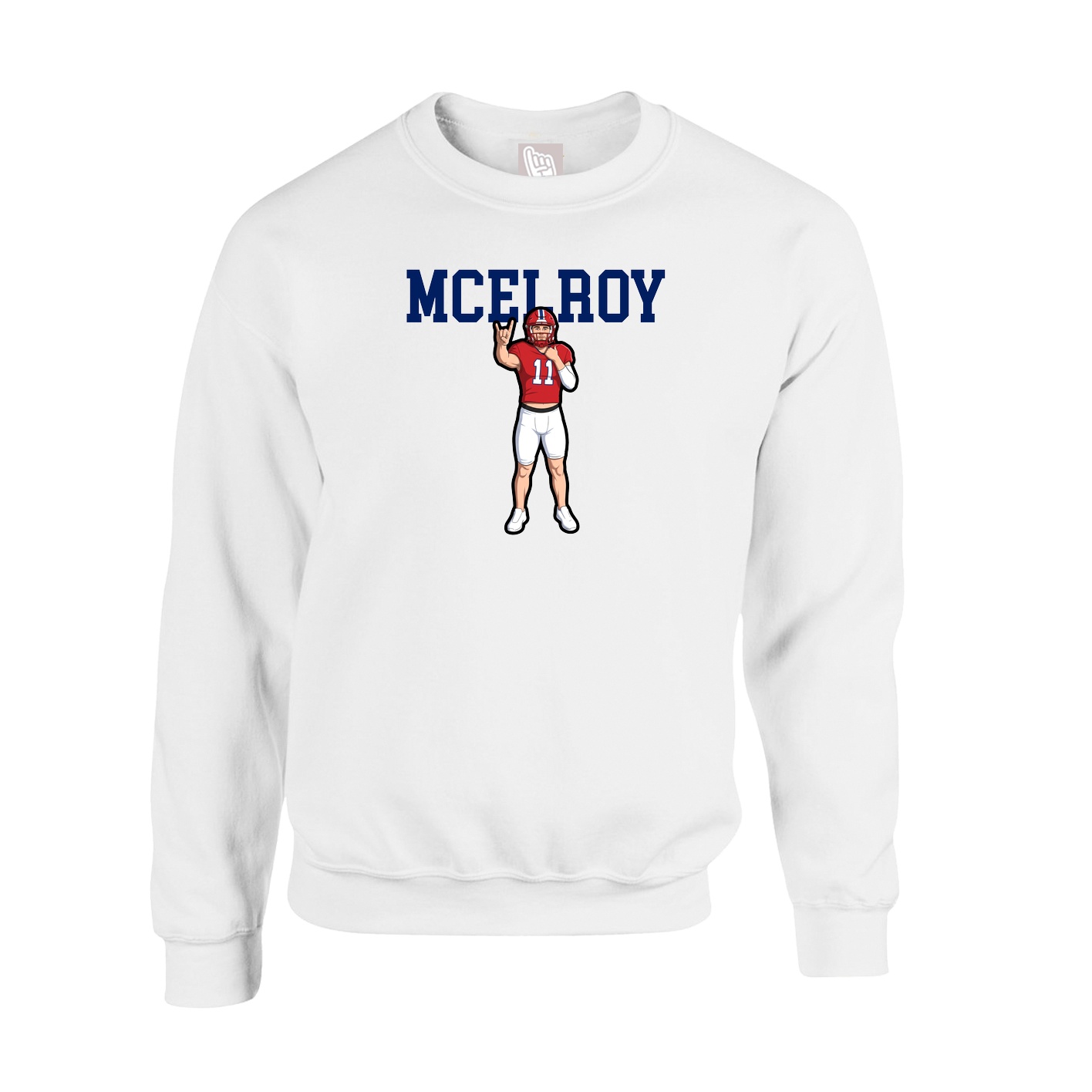 Fleece Crew — Shirsey in White