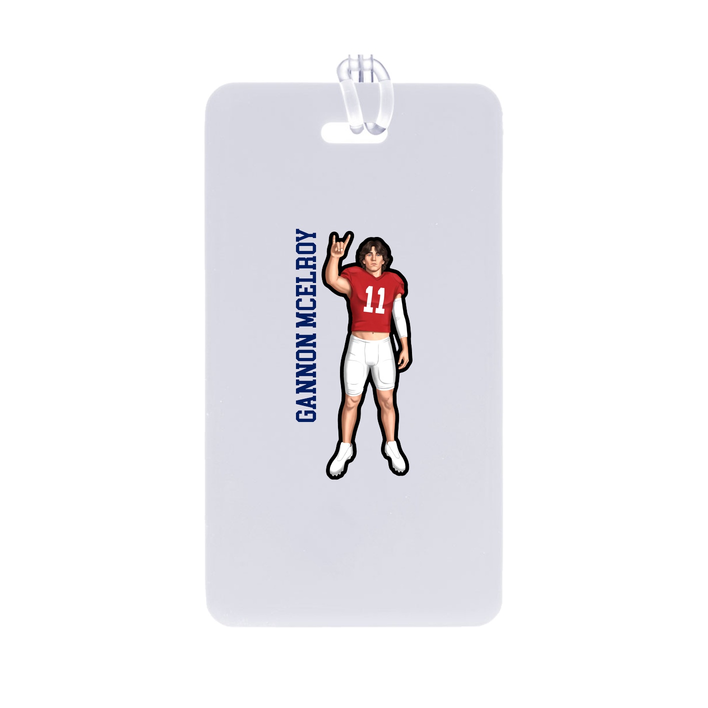 Bag Tag — Name Vertical in Classic